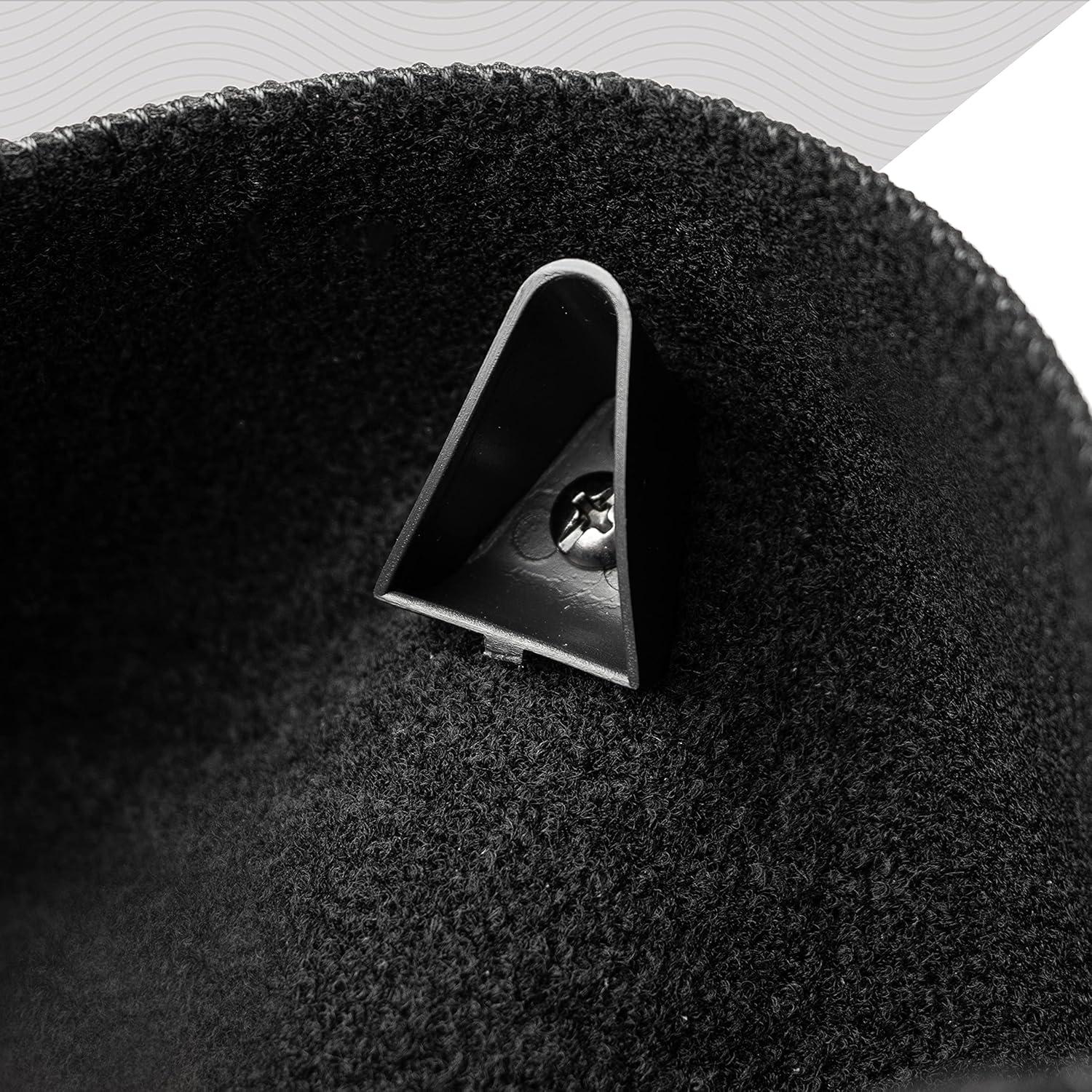 Funda de Gafas de PU Cuero Negra Orsus Mediana Grande