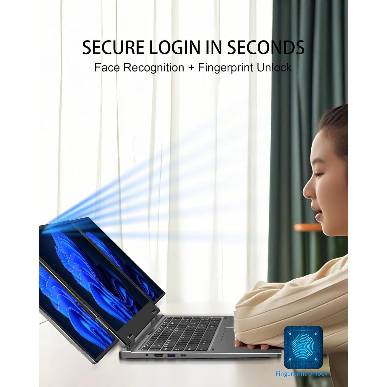 Portátil KOOFORWAY Max16 Triple Pantalla 16" + 10.5" x2, i7, 32GB RAM, 2TB SSD