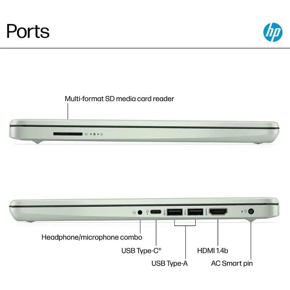 HP 14 Ultrabook Verde Sauce - Intel 4 Núcleos, 8GB RAM, 1.6TB