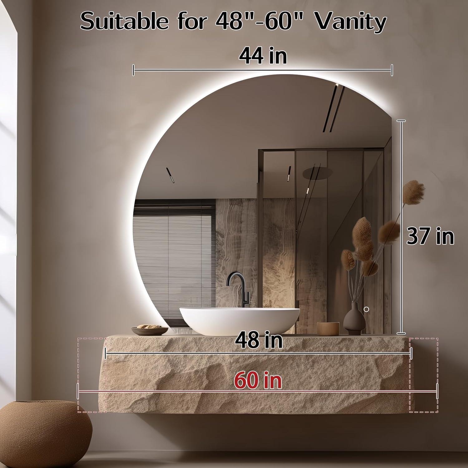 Espejo de Baño LED Niccy 112 cm Anti-vaho y Regulable