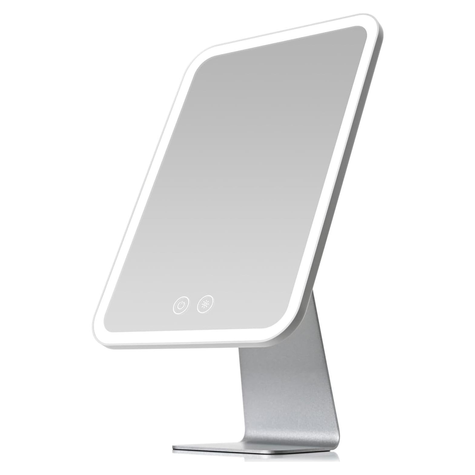 Espejo de Maquillaje Iluminado NEZZOE 30.48 cm Recargable