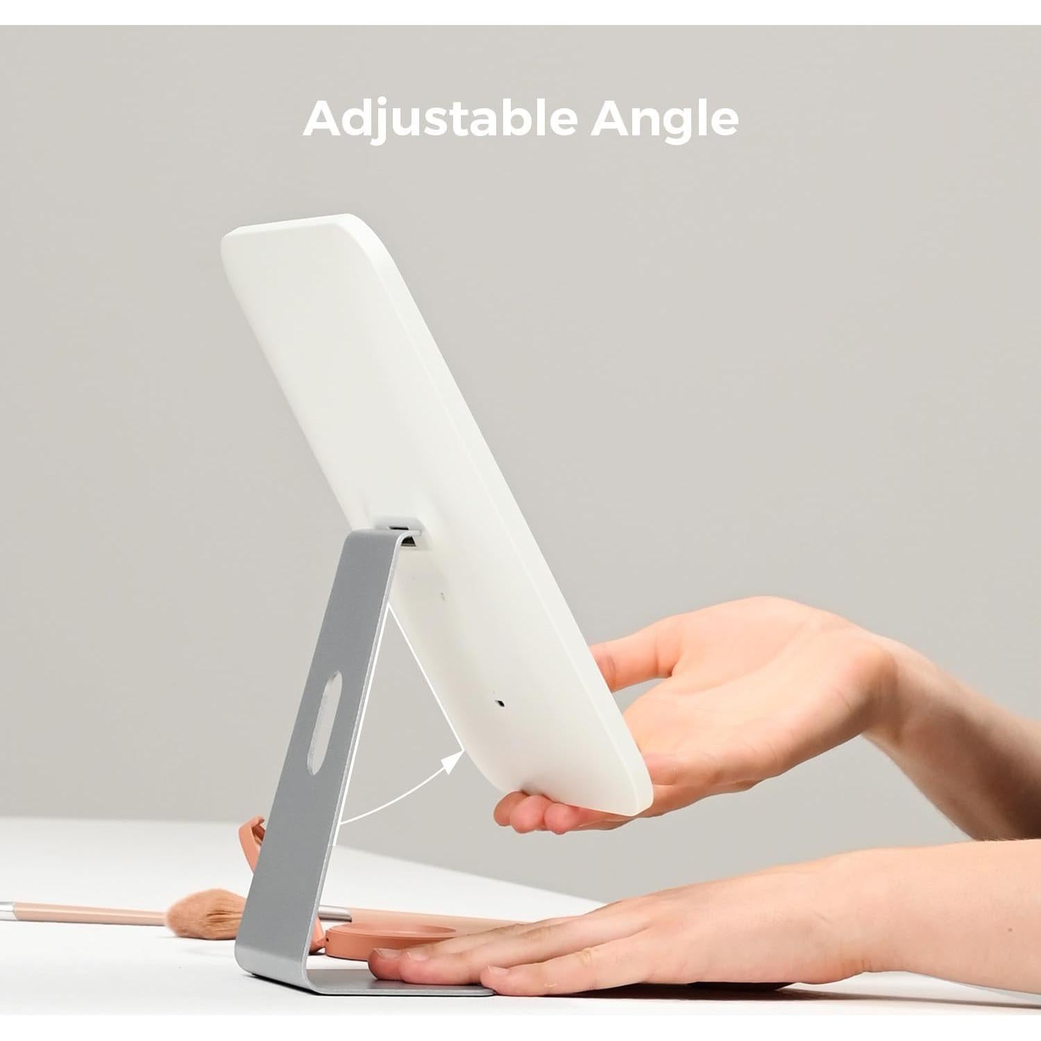 Espejo de Maquillaje Iluminado NEZZOE 30.48 cm Recargable