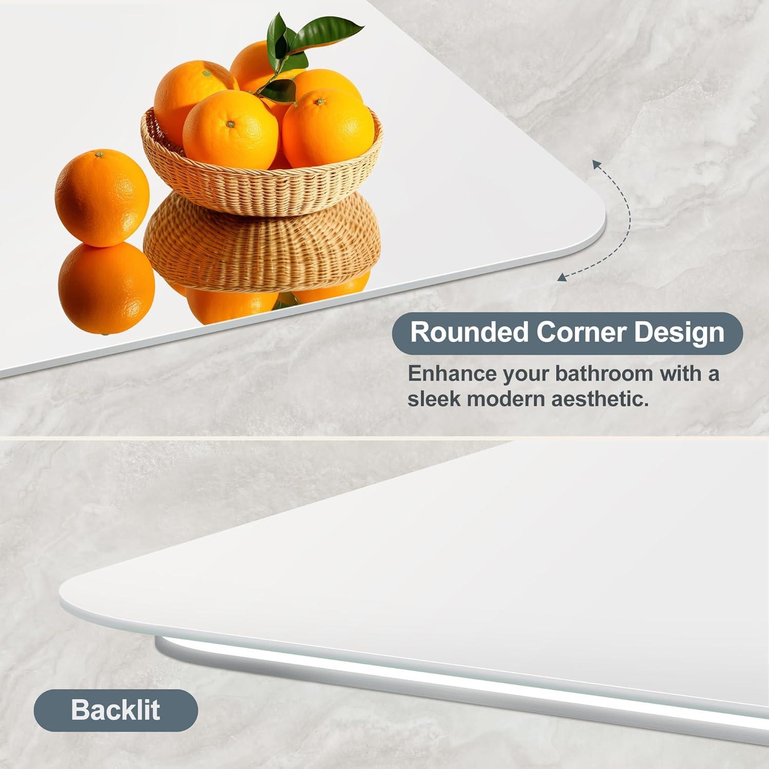 Espejo LED Retroiluminado Inbenioso 101x76 cm para Baño