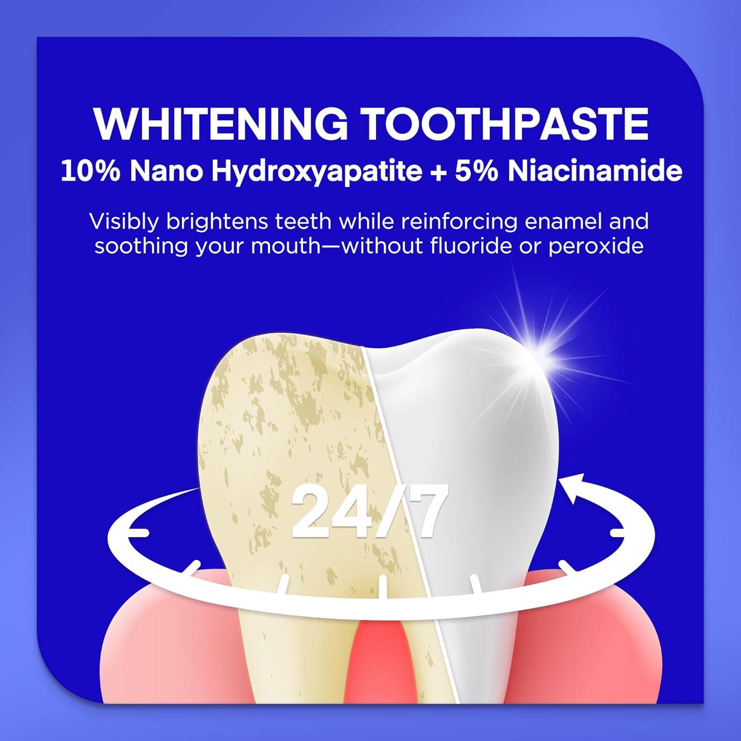 Pasta de Dientes Blanqueadora PearlSmile 120g - Niacinamida y Nano Hidroxiapatita