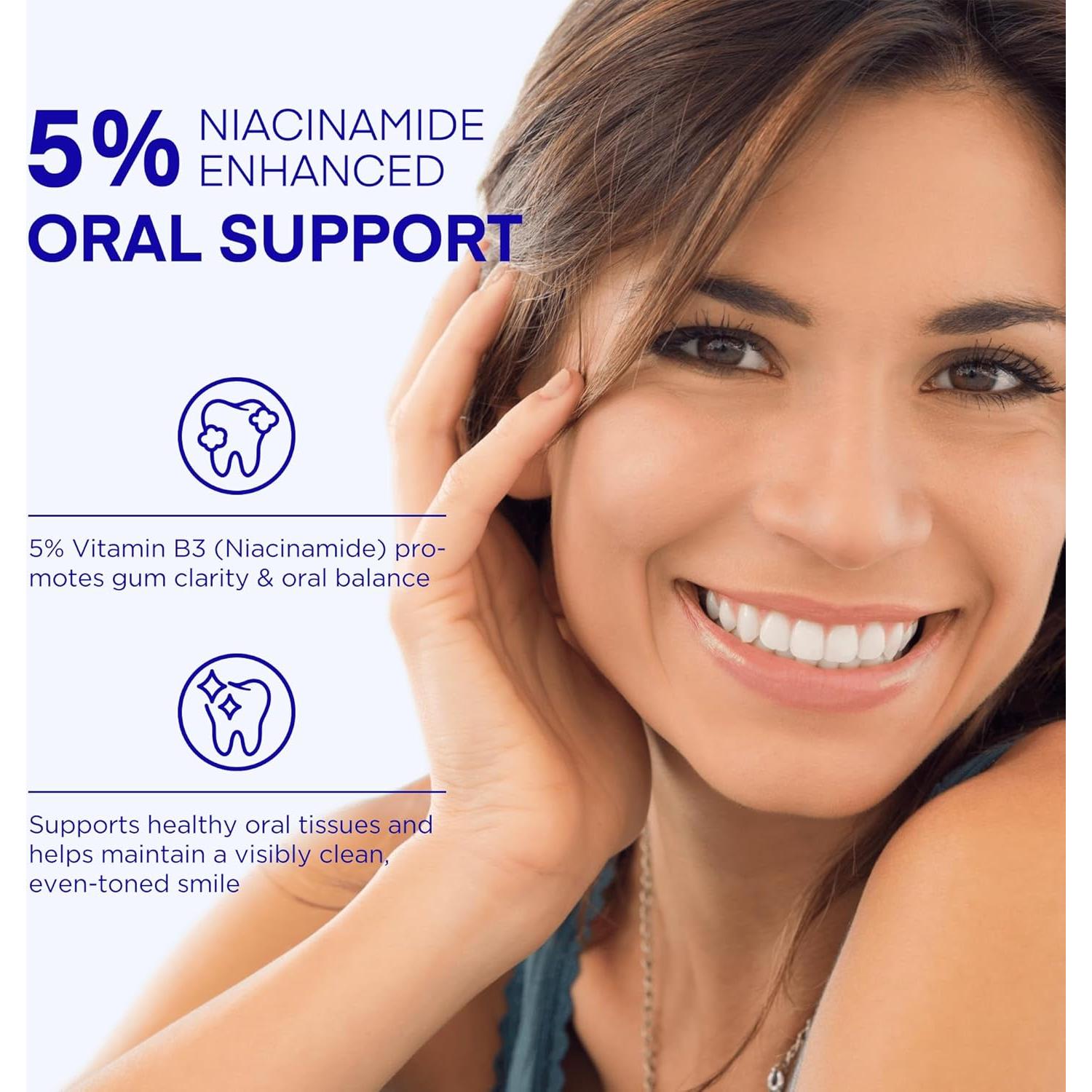 Pasta de Dientes Blanqueadora PearlSmile 120g - Niacinamida y Nano Hidroxiapatita