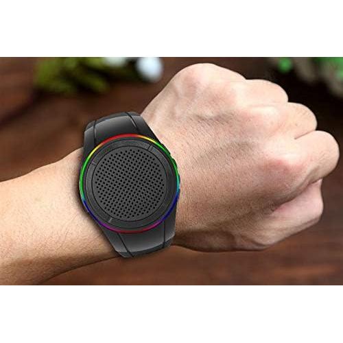 Reloj Altavoz Bluetooth Frewico X10 Impermeable IP45 Negro