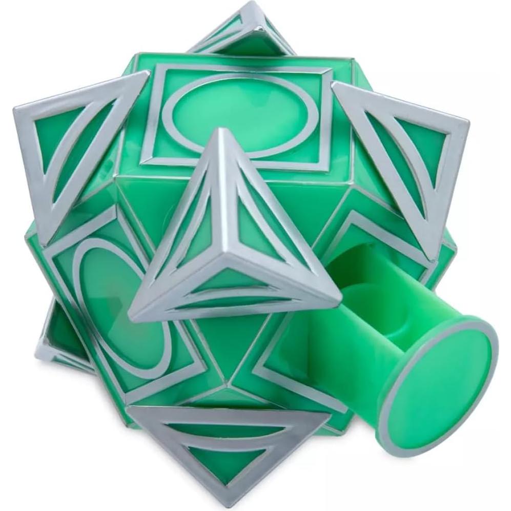 Lámpara Holocron Jedi Galaxy LED Verde 15x15cm Decorativa