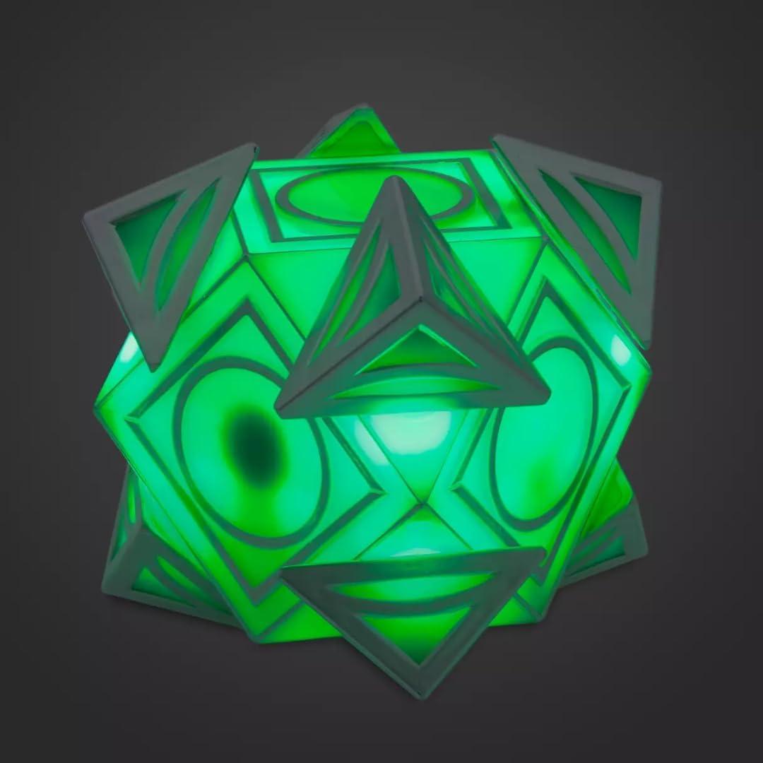 Lámpara Holocron Jedi Galaxy LED Verde 15x15cm Decorativa