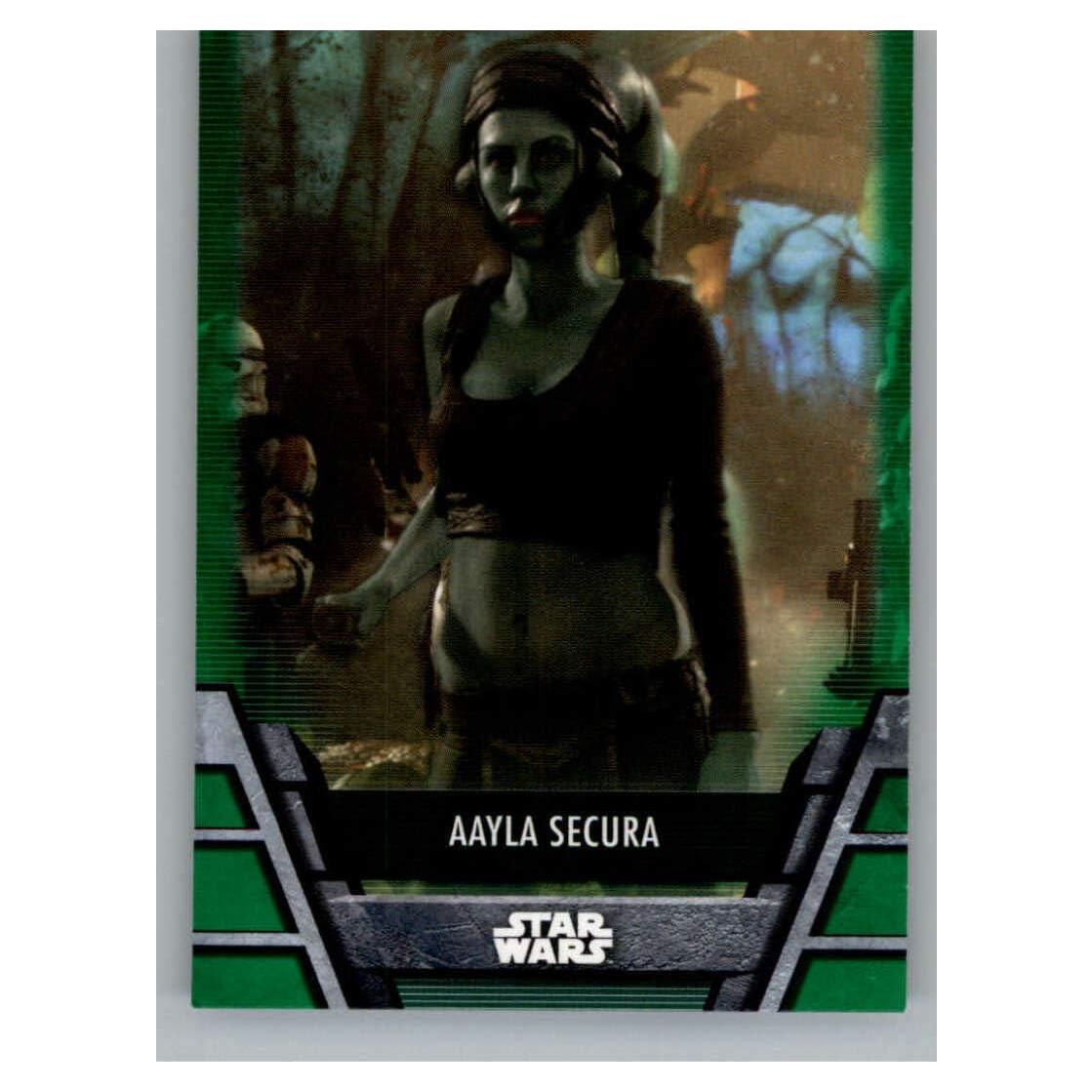 Tarjeta Coleccionable Topps Star Wars 2020 Aayla Secura