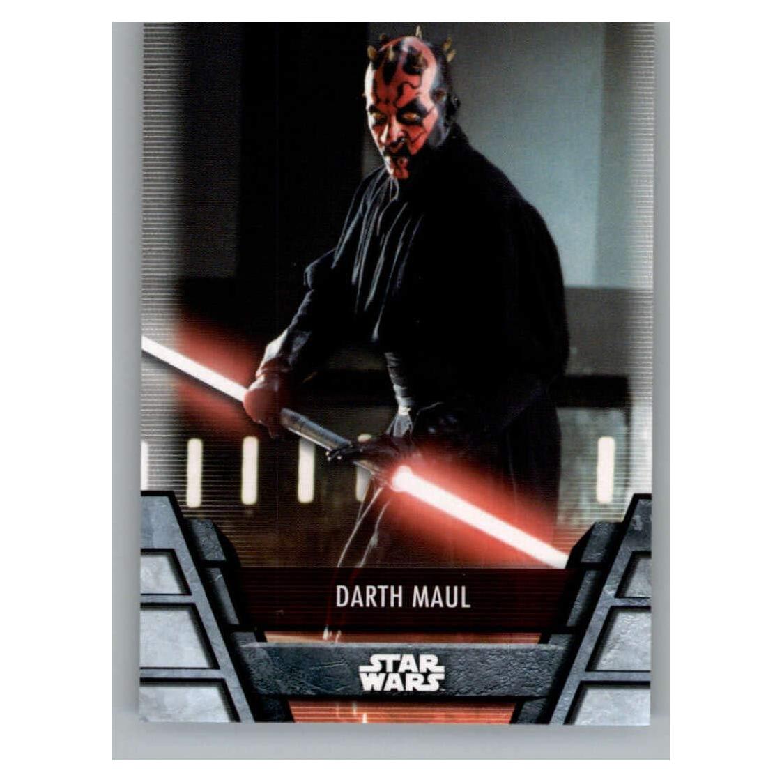 Tarjeta Coleccionable Star Wars Topps 2020 Darth Maul