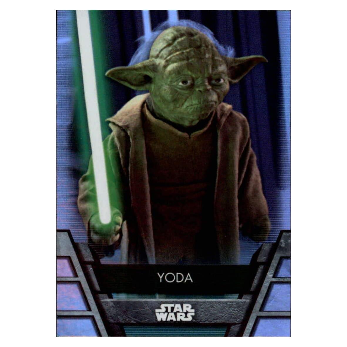 Tarjeta Coleccionable Yoda #JEDI-10 Star Wars Topps 2020