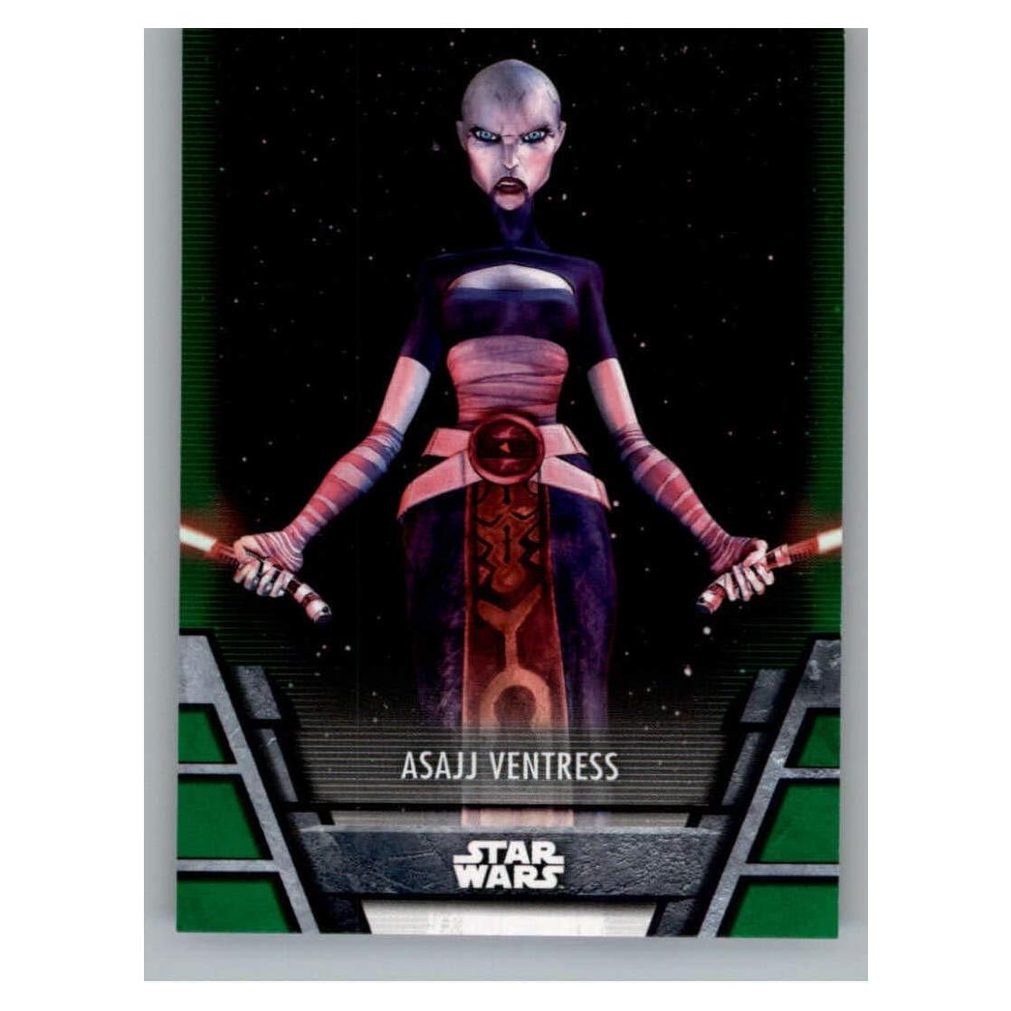 Tarjeta de Colección Star Wars Topps 2020 Asajj Ventress