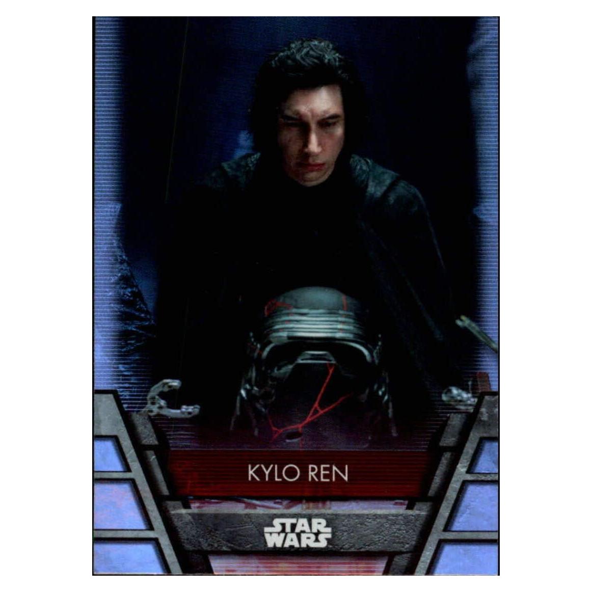 Tarjeta Coleccionable Kylo Ren #FO-7 Star Wars Topps 2020