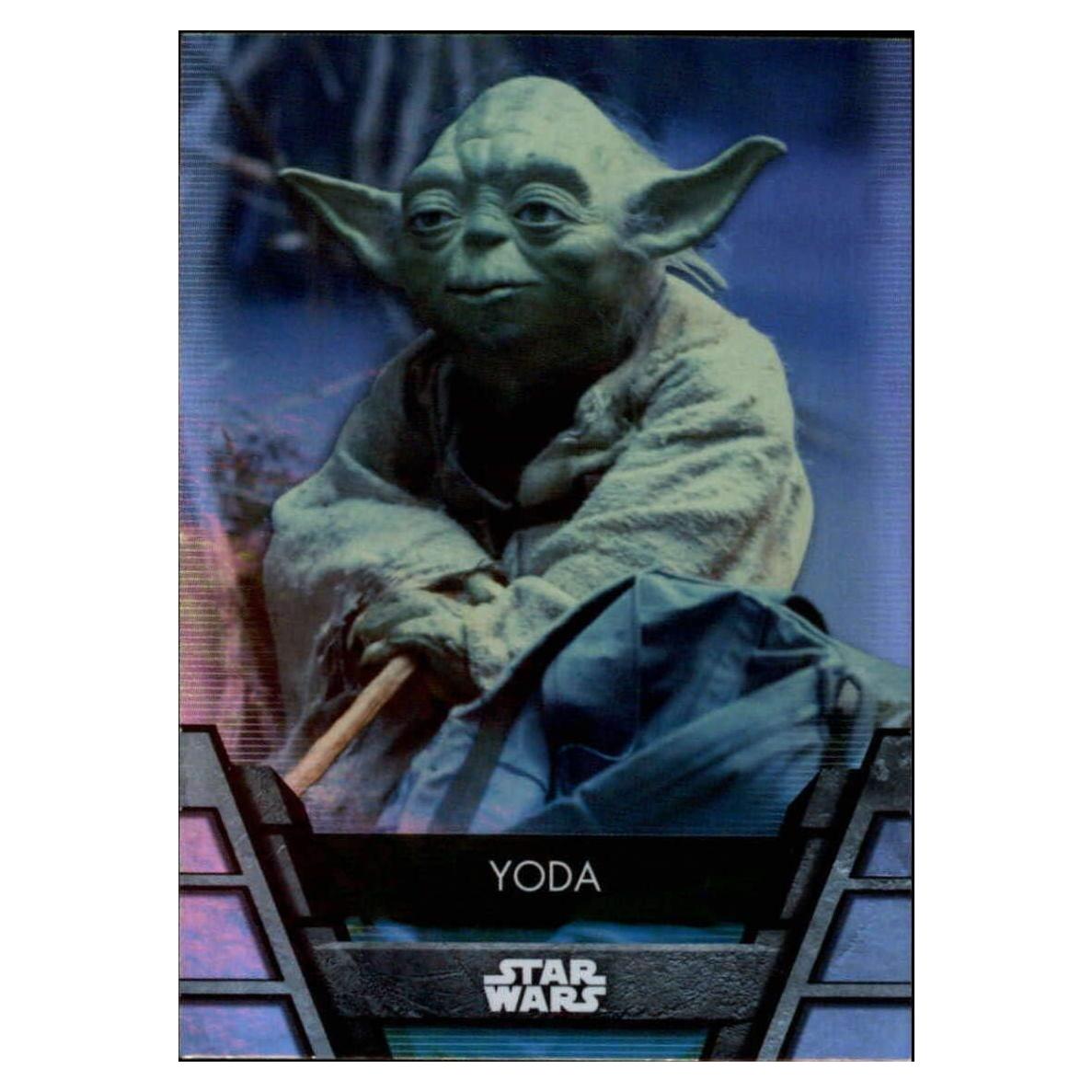 Tarjeta Coleccionable Yoda #JEDI-13 Star Wars Topps 2020
