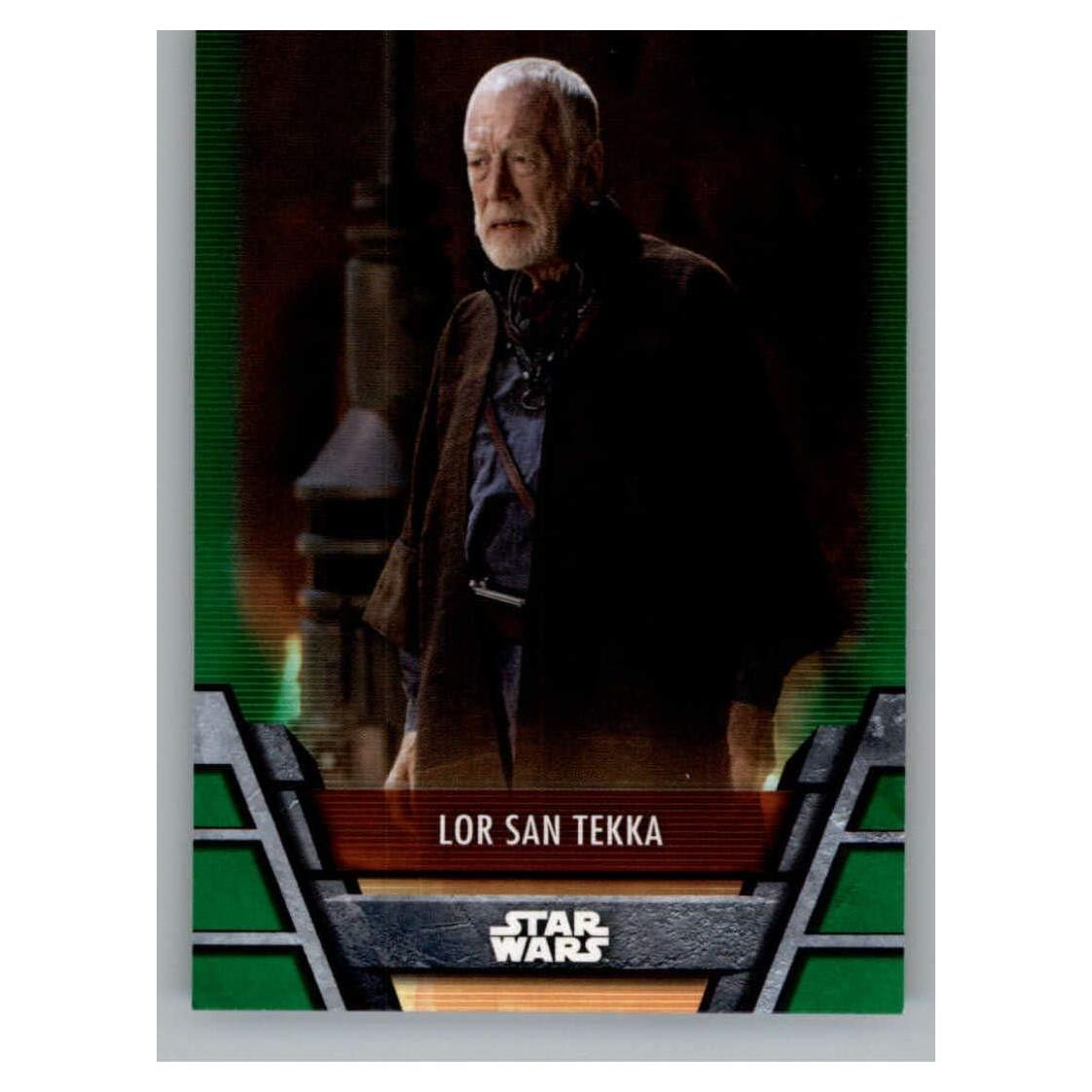 Tarjeta Coleccionista Star Wars Topps 2020 Lor San Tekka