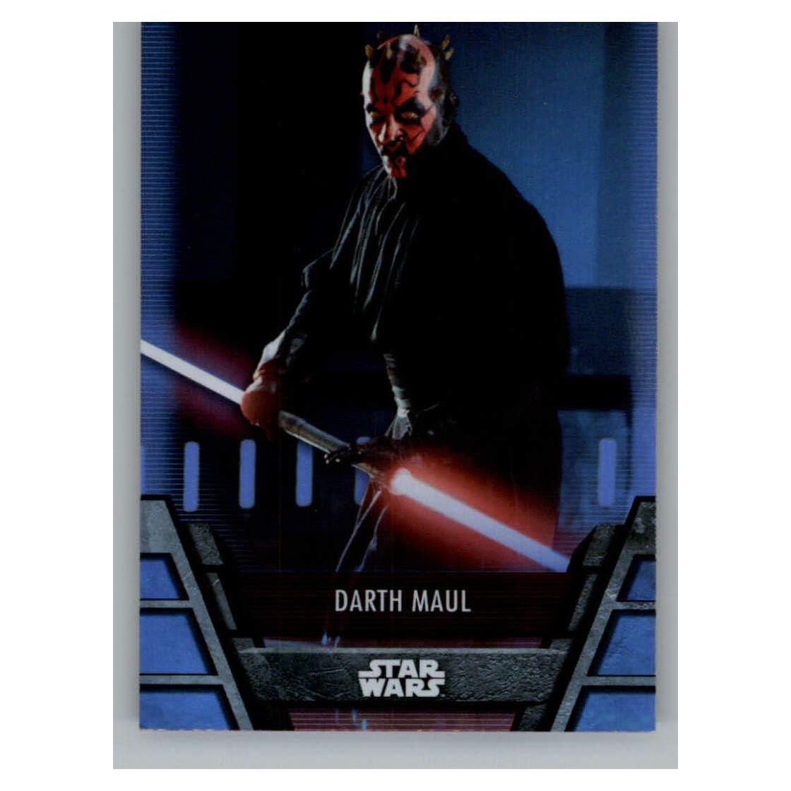 Tarjeta Coleccionable Topps Star Wars Darth Maul #SITH-1