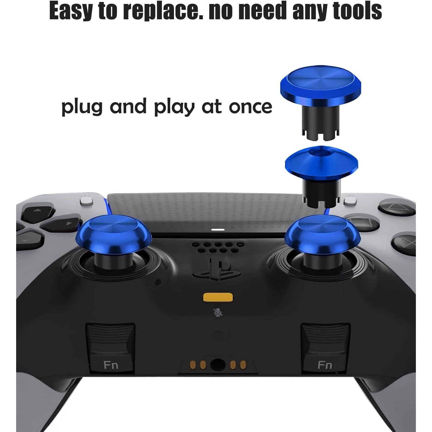 Palancas de metal intercambiables Ceozon para controlador PS5 Edge 6 en 1