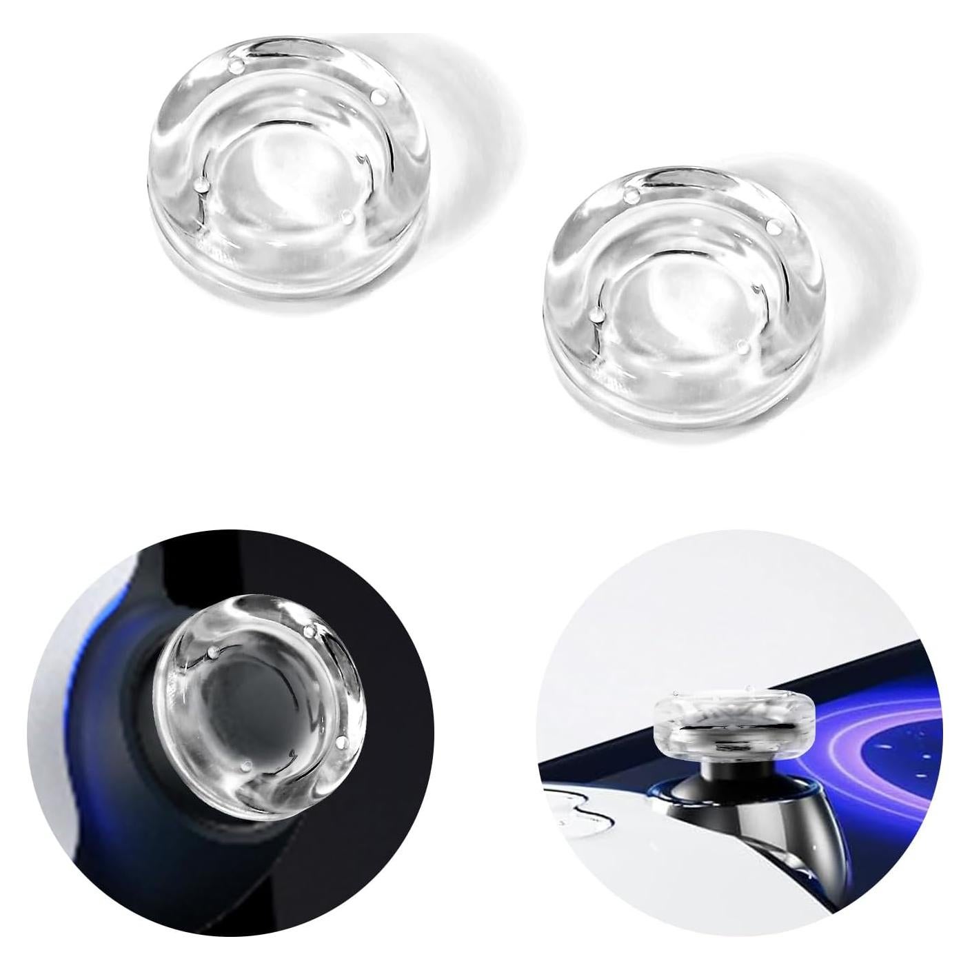 Tapas de agarre DLseego para control remoto PlayStation Portal - Blanco