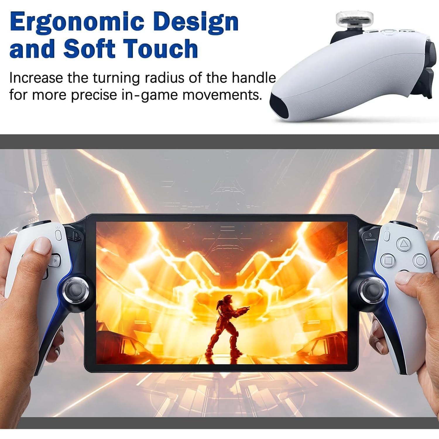 Tapas de agarre DLseego para control remoto PlayStation Portal - Blanco