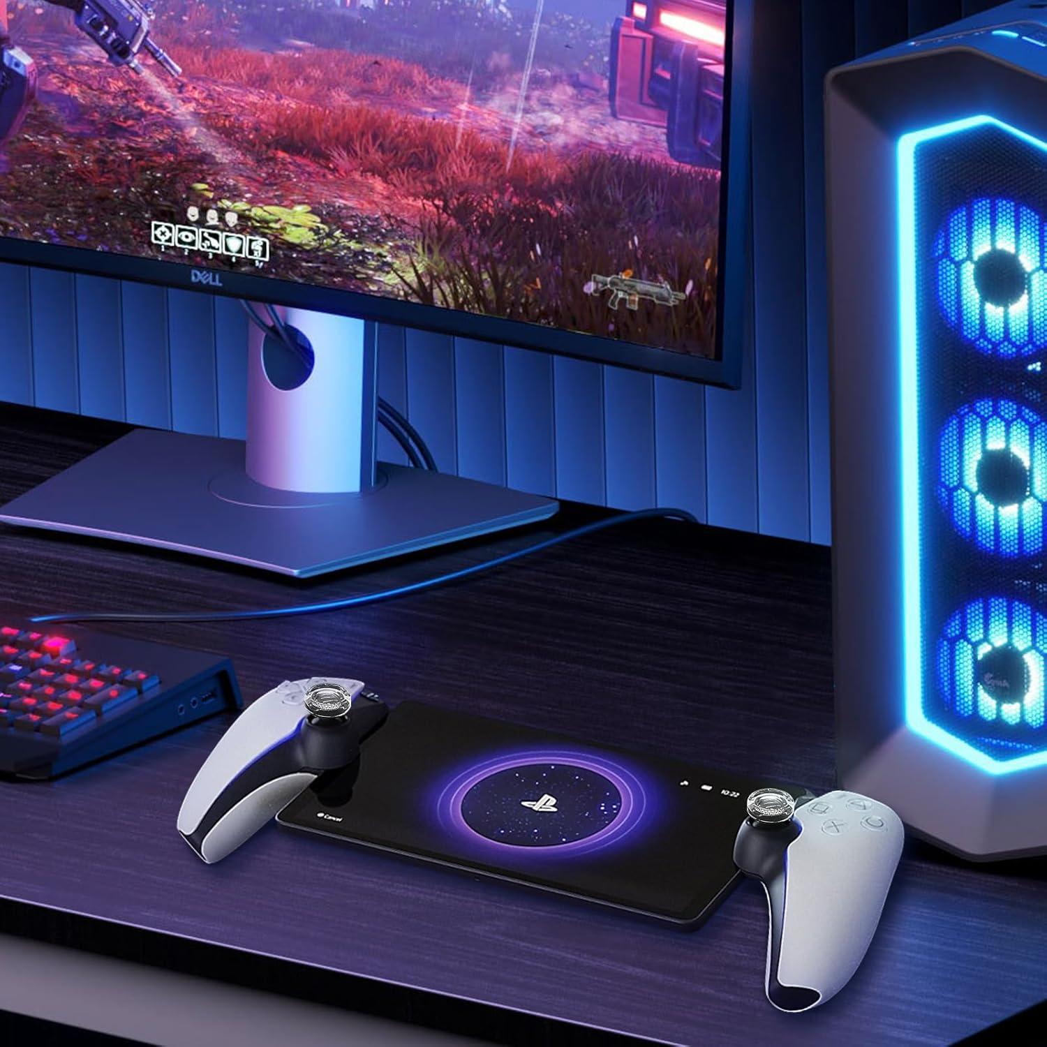 Tapas de agarre DLseego para control remoto PlayStation Portal - Blanco