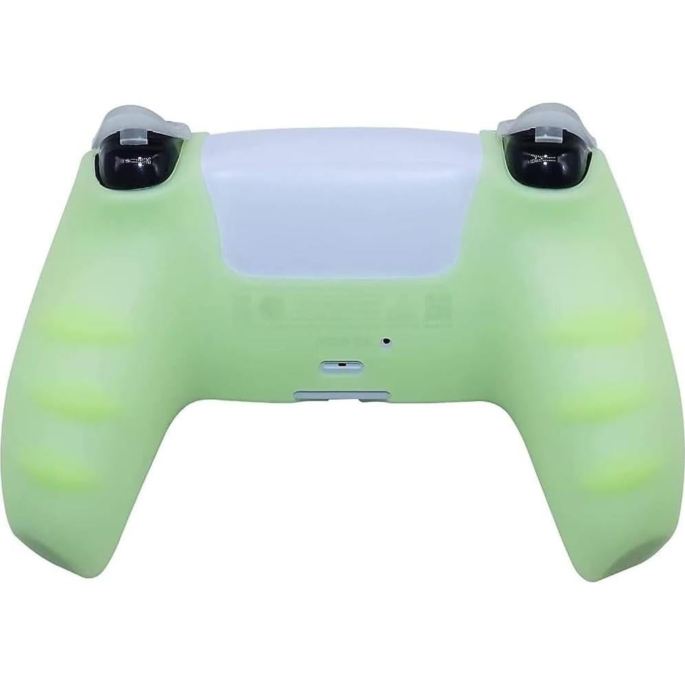 Cubierta de Silicona Antideslizante HLRAO PS5 Verde Brillante
