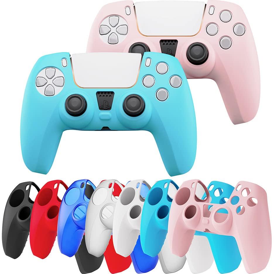 Funda de Controlador PS5 Rosa Peziang Silicona Antideslizante