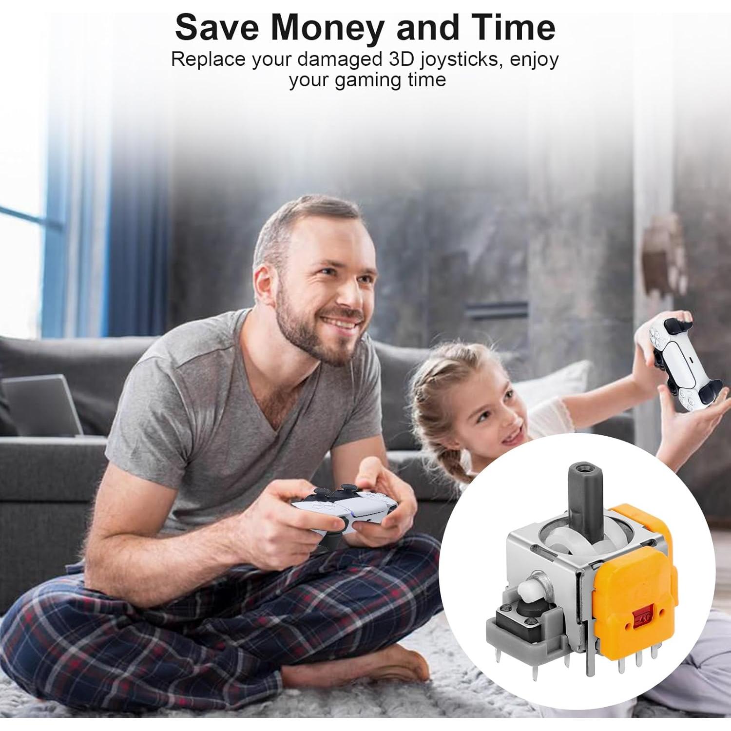 6 Joysticks de Efecto Hall OCTODER para Controlador PS5