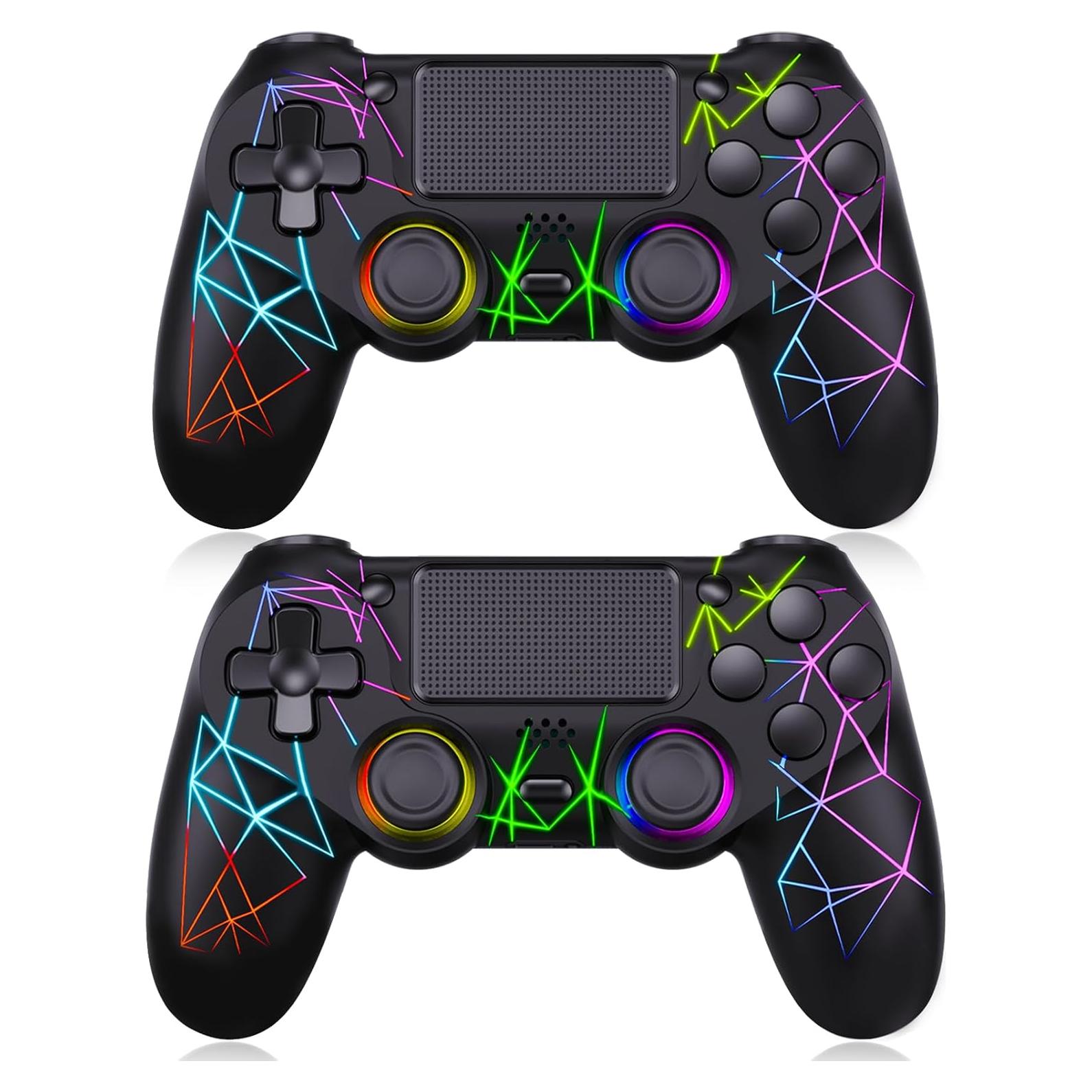 Controlador Inalámbrico GamingBoy PS4/PC RGB Doble Vibración