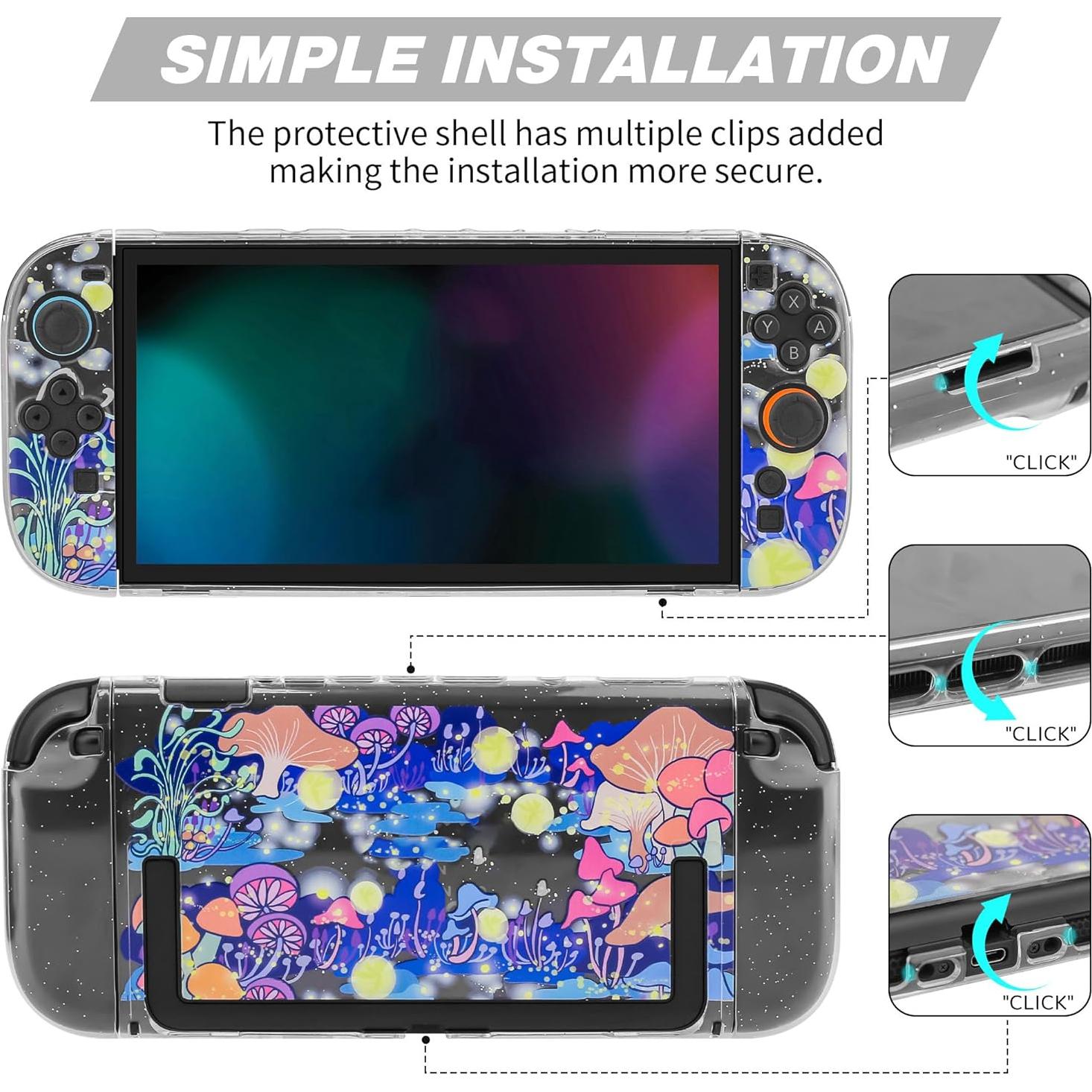 Funda Protectora Colorida RHOTALL para Nintendo Switch 2