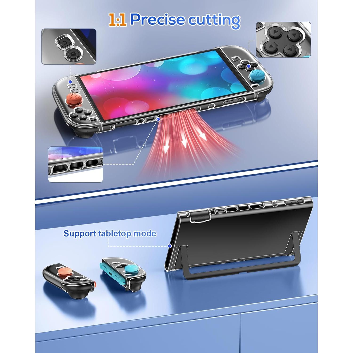 Funda Protectora FYOUNG para Nintendo Switch 2 - Transparente