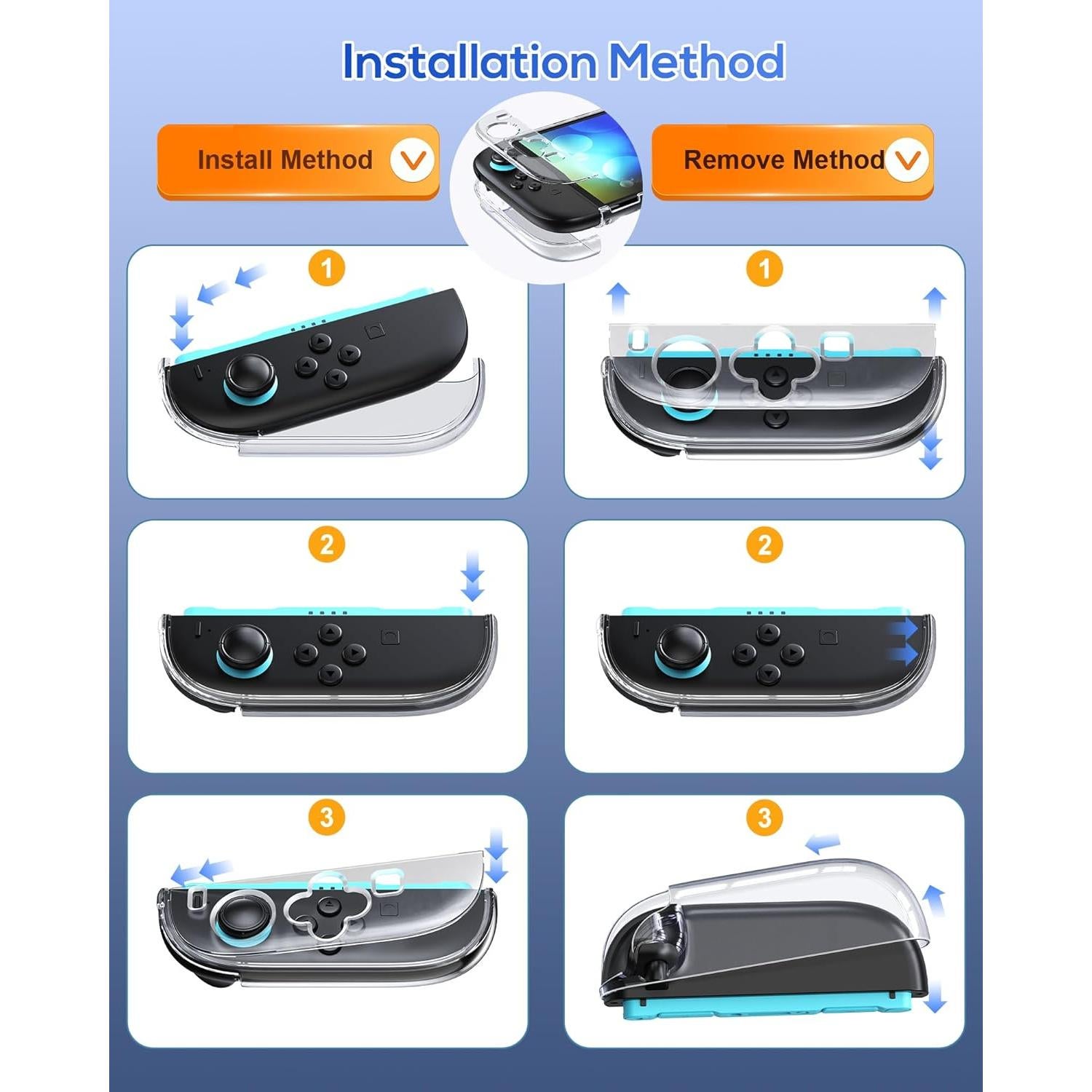 Funda Protectora FYOUNG para Nintendo Switch 2 - Transparente