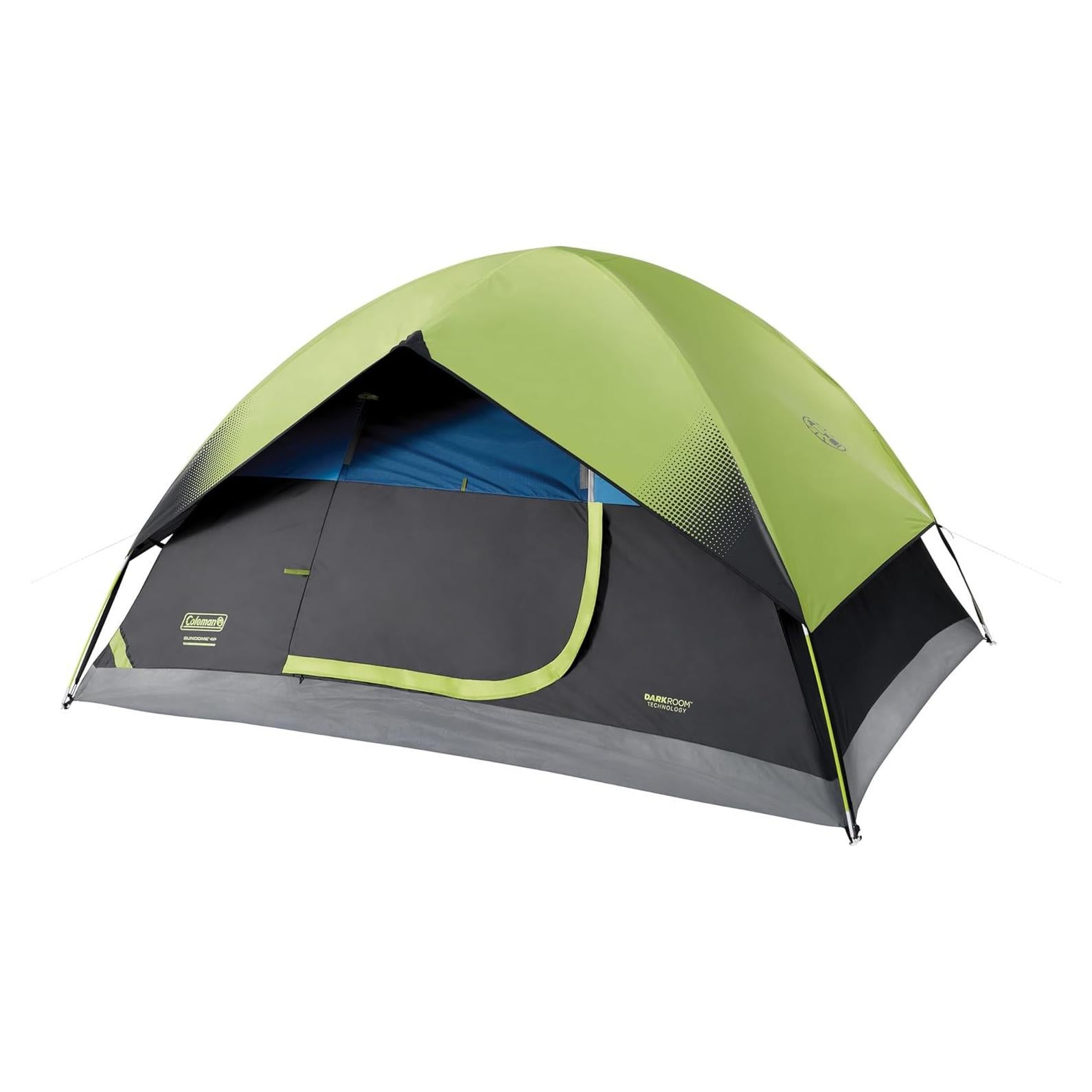 Carpa Coleman Domo Oscuro para 6 Personas - Verde/Negro