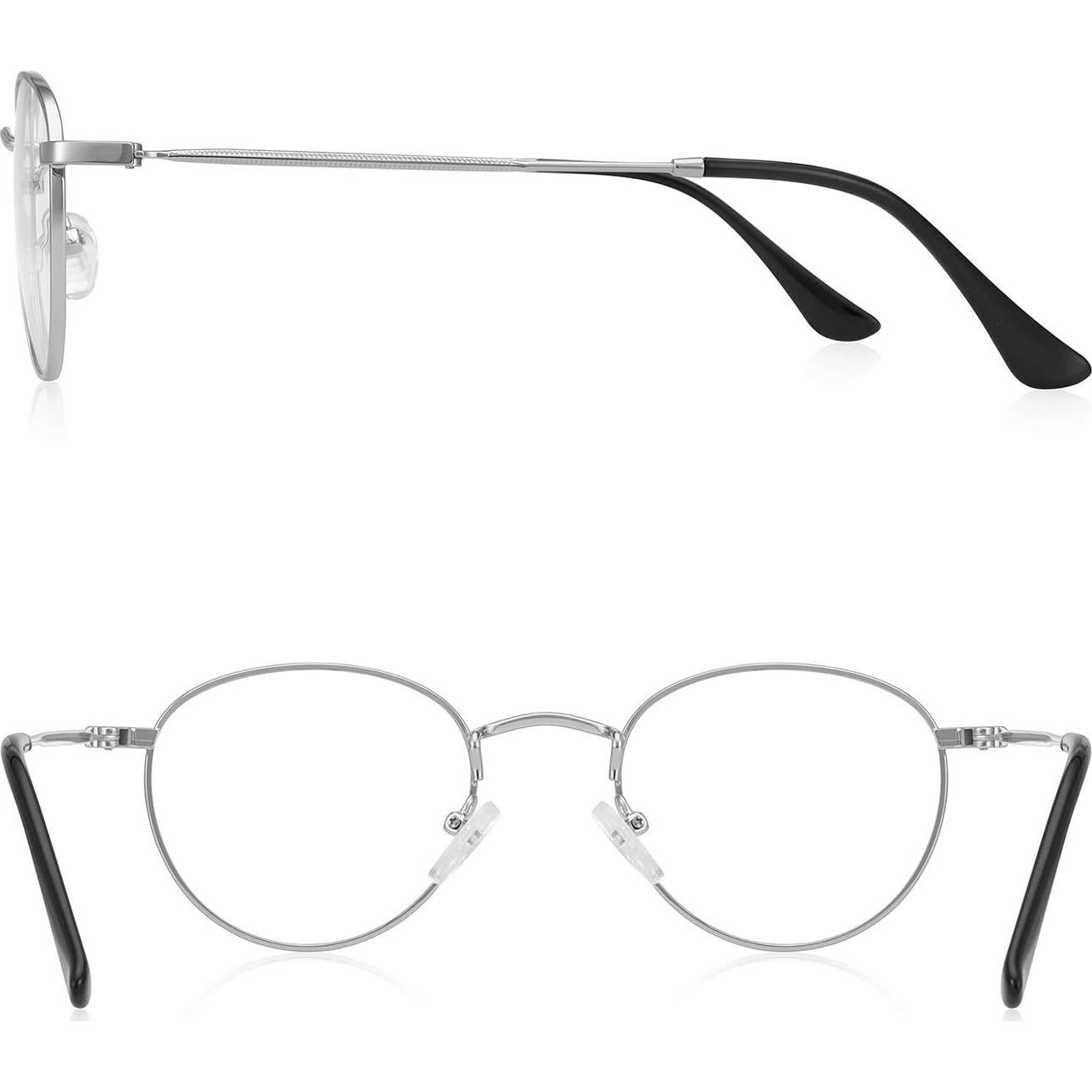 Gafas de lectura metálicas clásicas 3.75x para hombres y mujeres