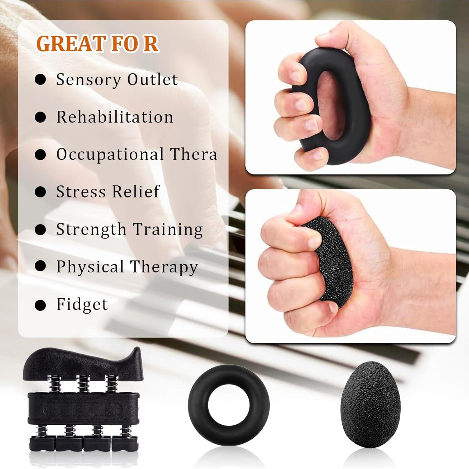 Kit de Entrenadores de Fuerza de Mano ZKFKJXOXO - 5 Piezas