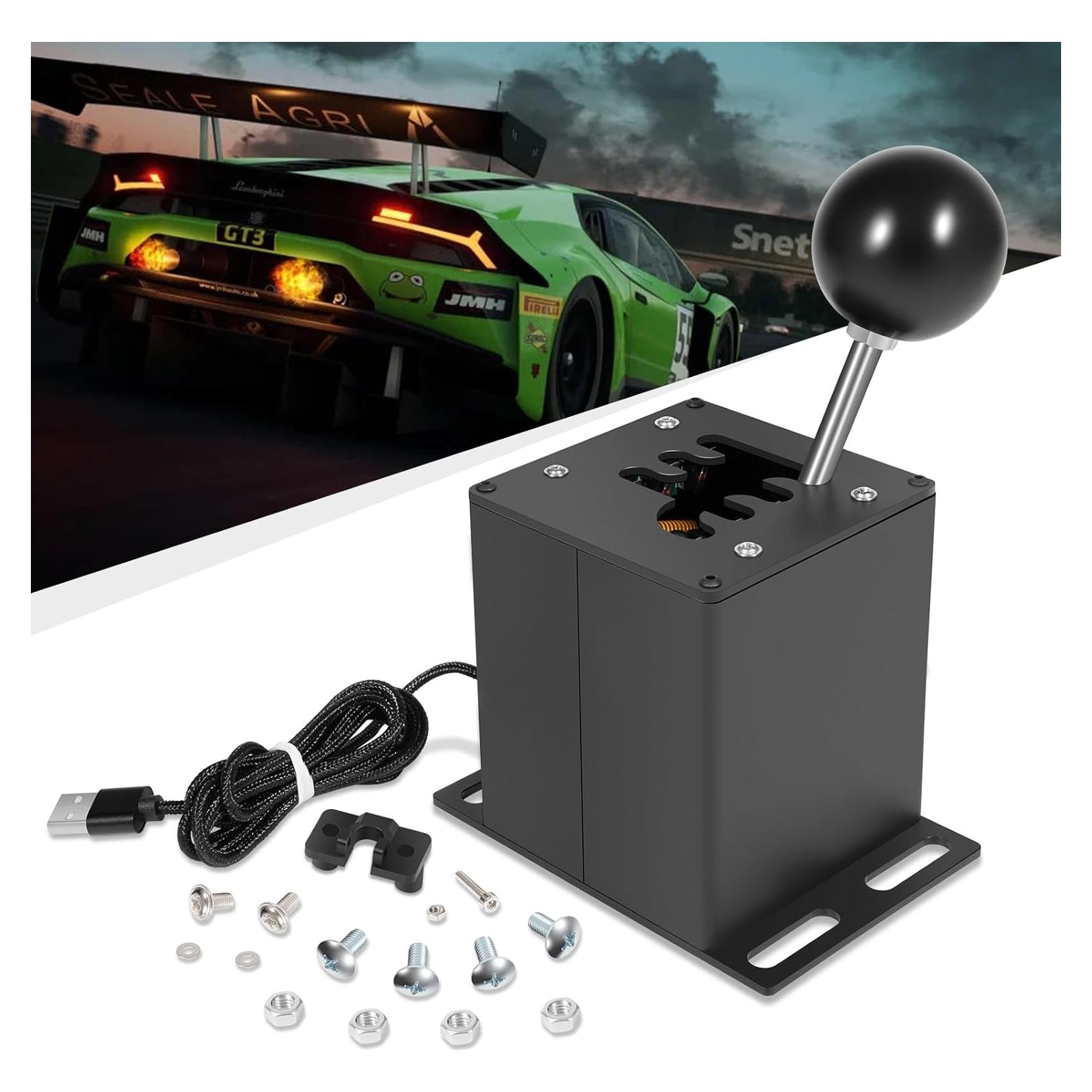 Simulador de Cambios Camoo USB 6+R para PC - Compatible G29 G27 G25