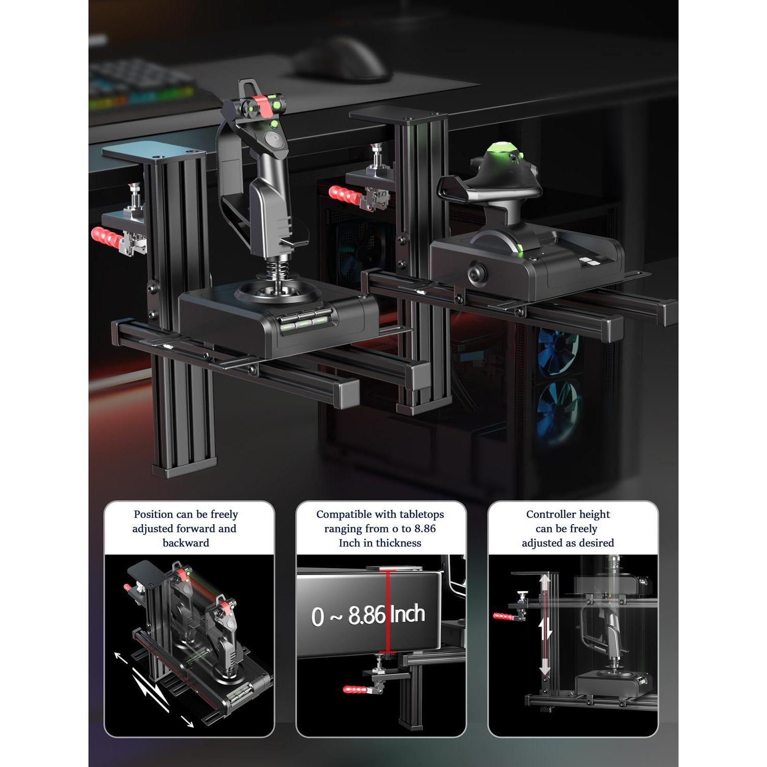 Soporte de Escritorio para Simulador de Vuelo VTUIFBT Estándar