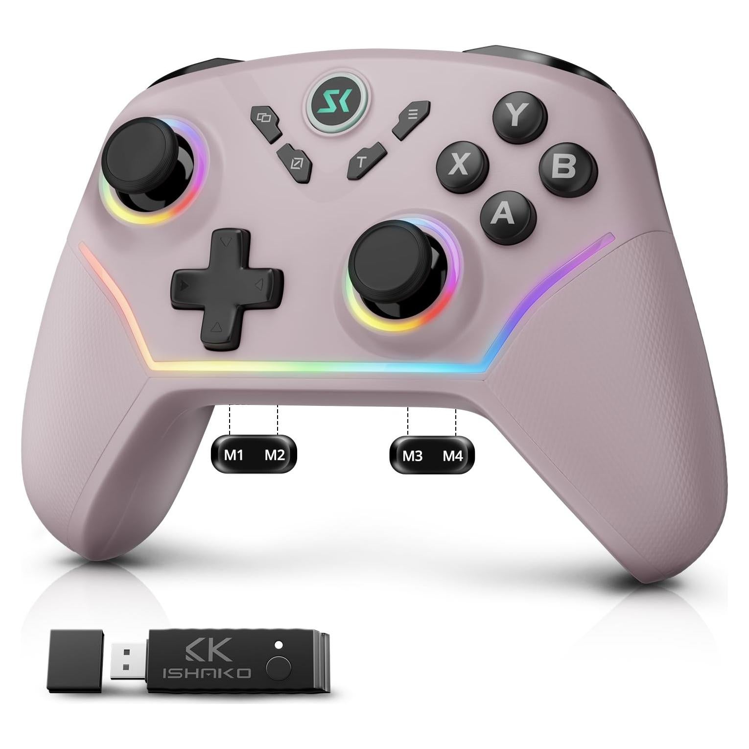 Controlador Inalámbrico ISHAKO para Juegos - 1000Hz, 1200mAh