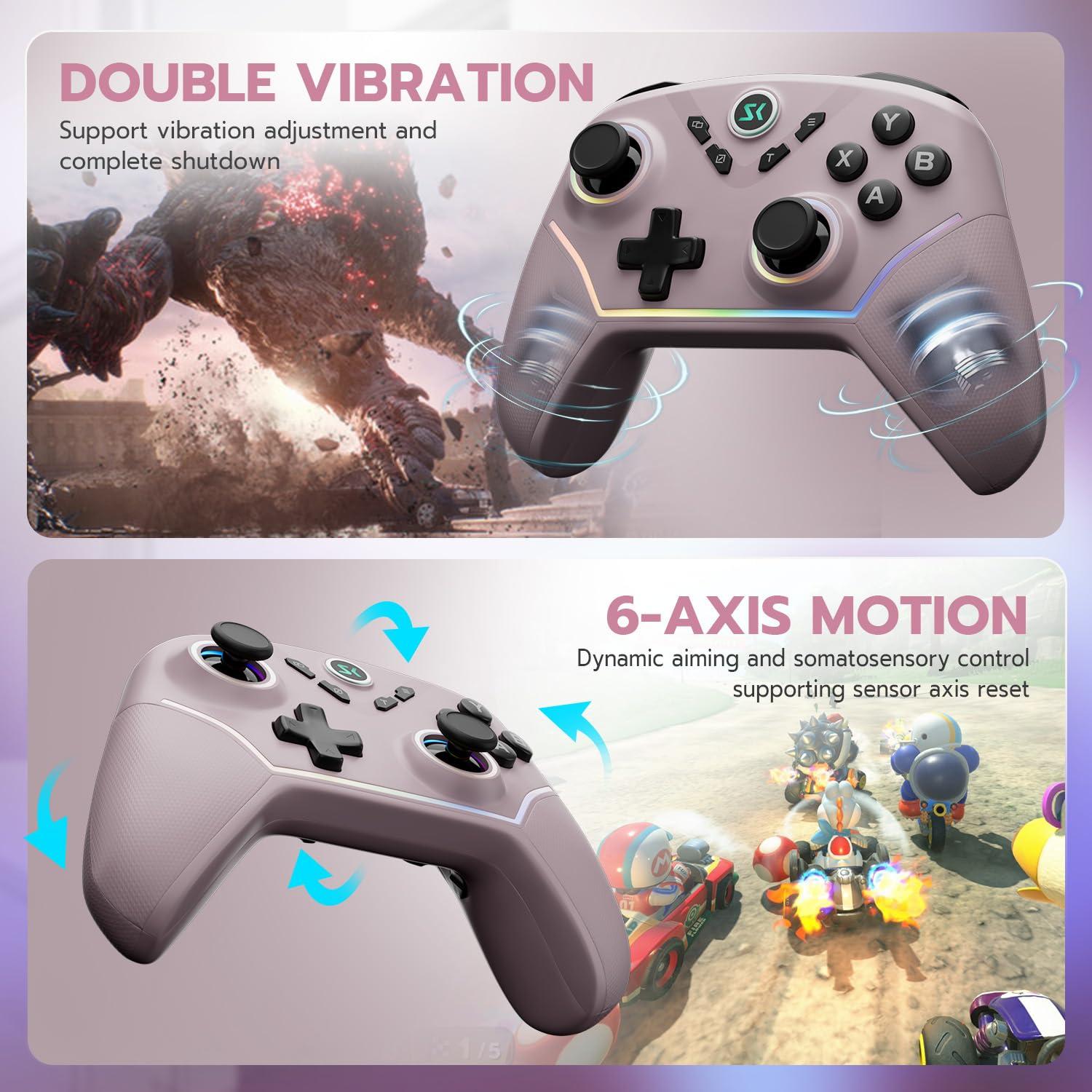 Controlador Inalámbrico ISHAKO para Juegos - 1000Hz, 1200mAh