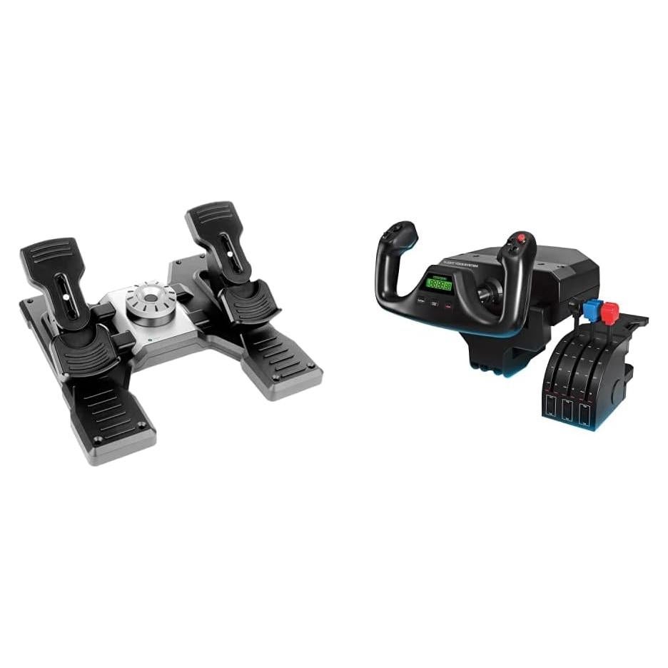 Logitech G Pro Flight Yoke System y Pedales de Timón