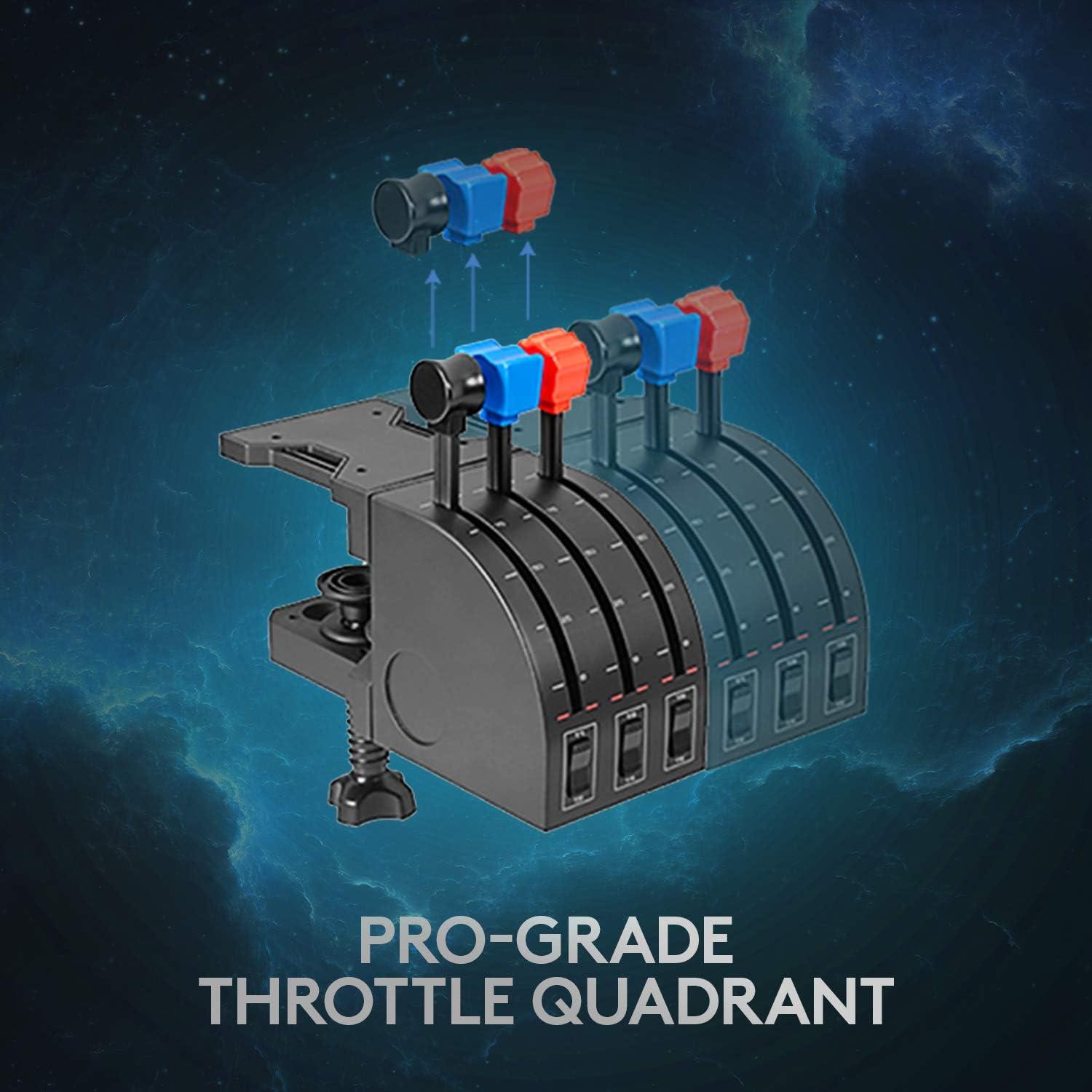 Logitech G Pro Flight Yoke System y Pedales de Timón