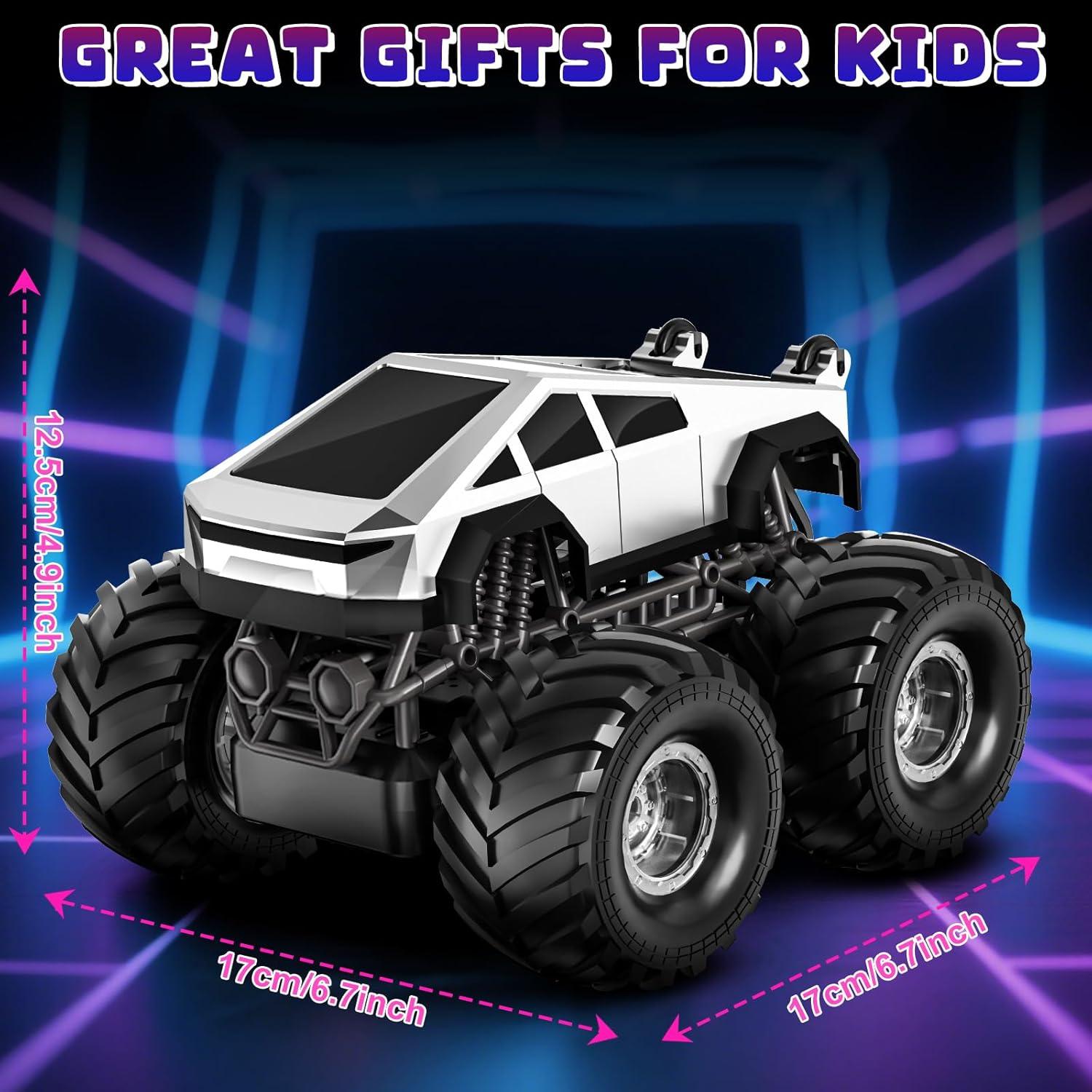 Coche RC Monstruo Tubkam 1:18 4WD Luz y Música Recargable