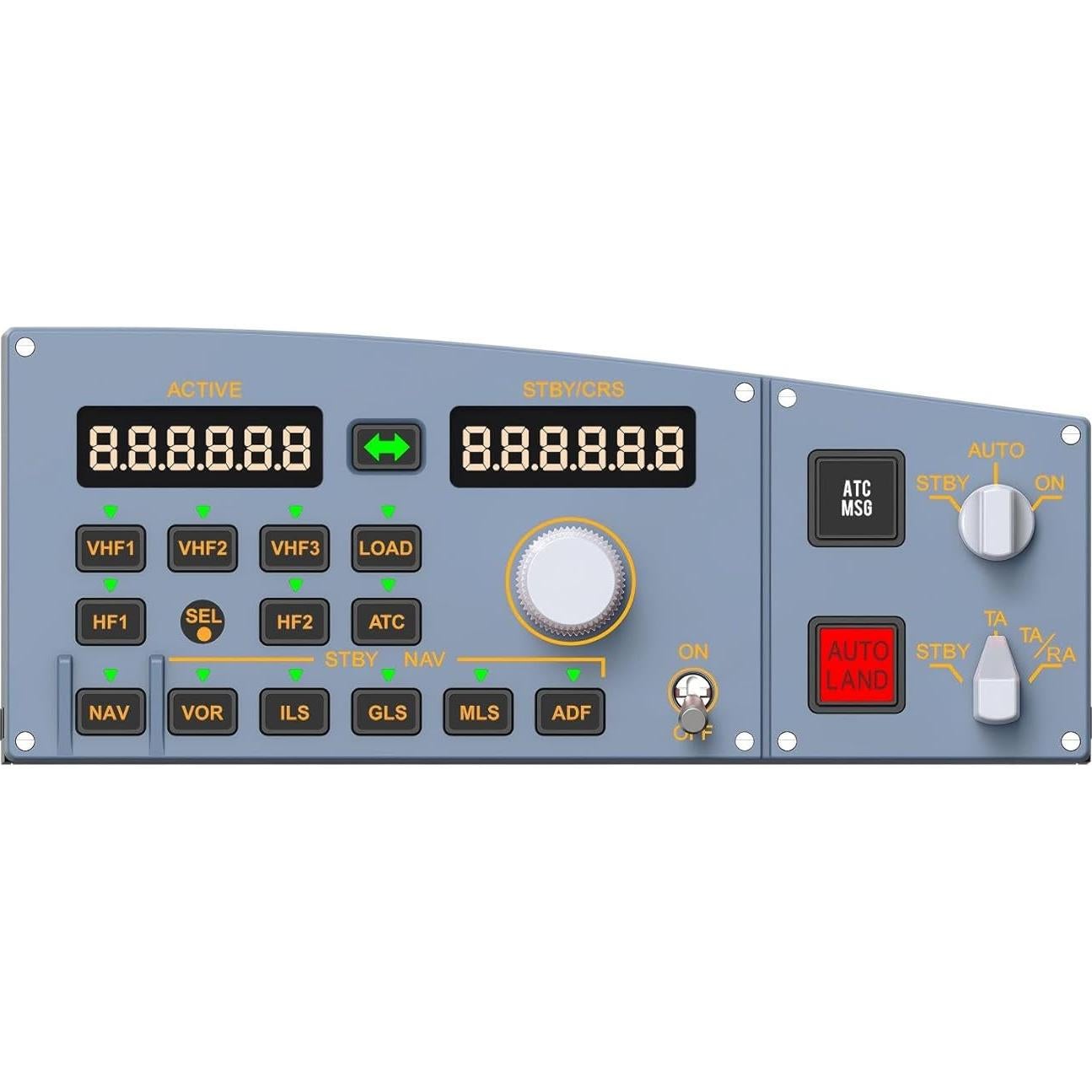 Panel de Gestión de Radio WINGFLEXSIM A320RMP CUBE para Simulador de Vuelo