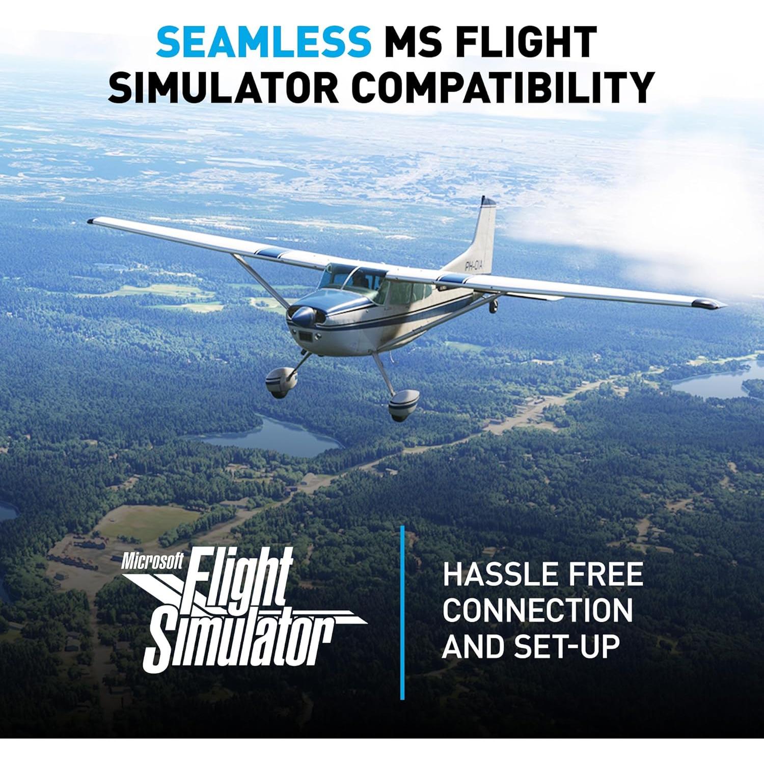 Yugo de Vuelo Honeycomb Alpha LITE - 180° Rotación, 4.49 kg