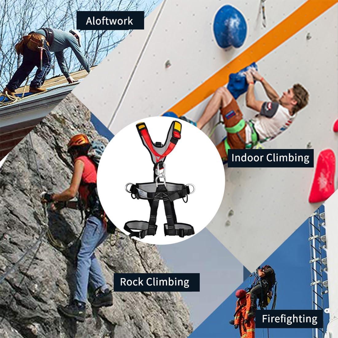 Arnés de Escalada NewDoar CE Ajustable 75-120 cm 22KN