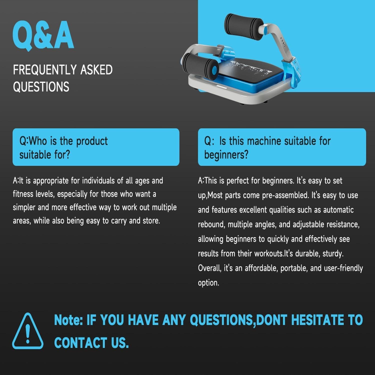 Máquina de Abdominales VTORY FS0101US0601 con 4 Resistencias