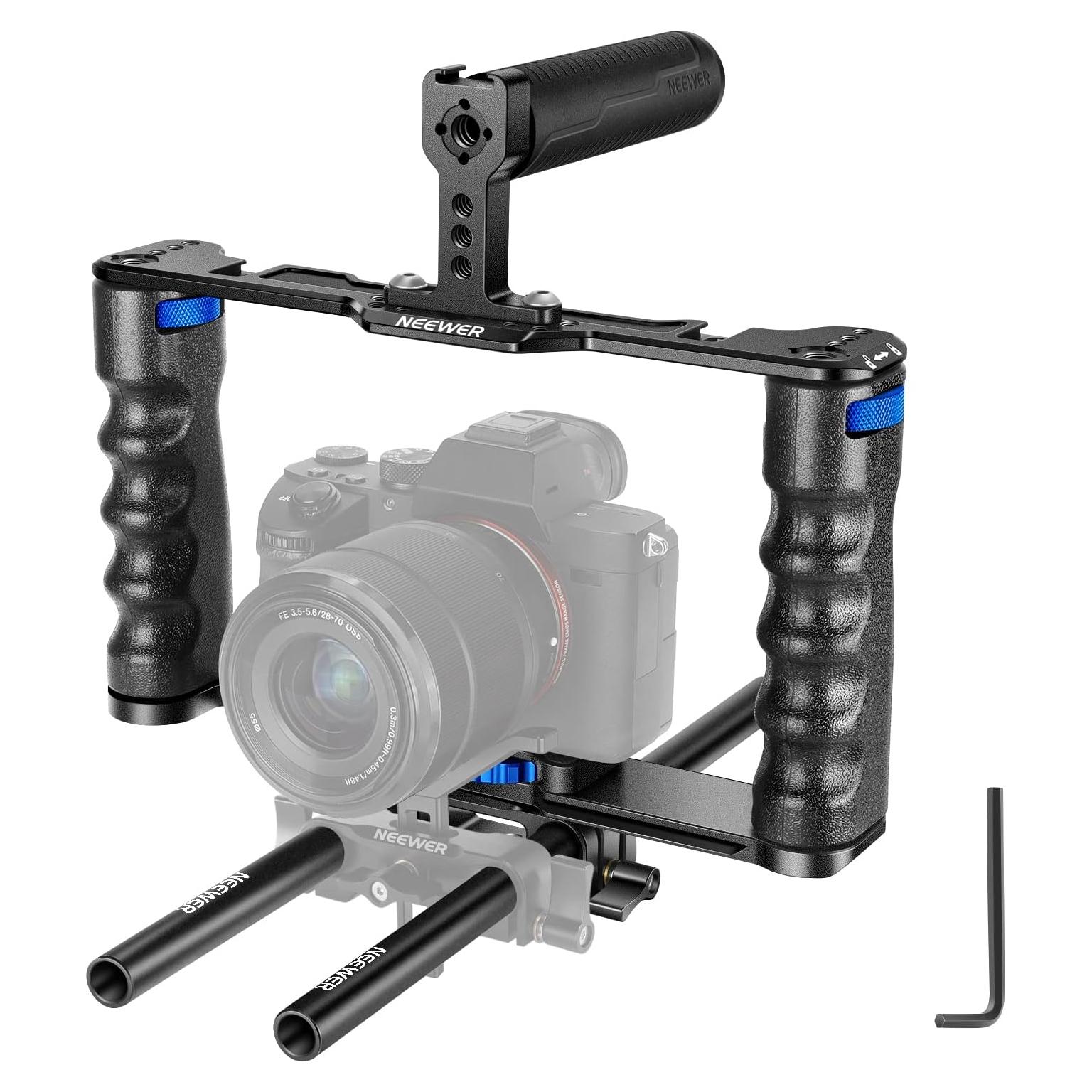 Jaula de Aluminio NEEWER para Cámara DSLR/Sin Espejo