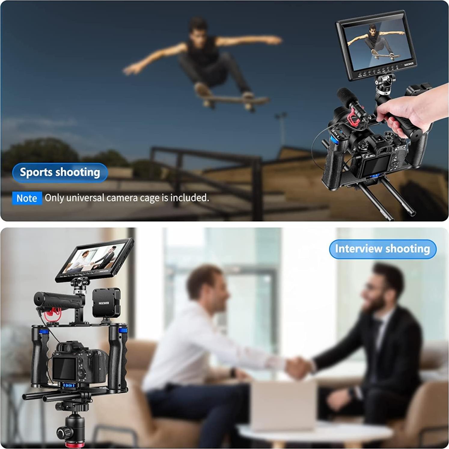 Jaula de Aluminio NEEWER para Cámara DSLR/Sin Espejo