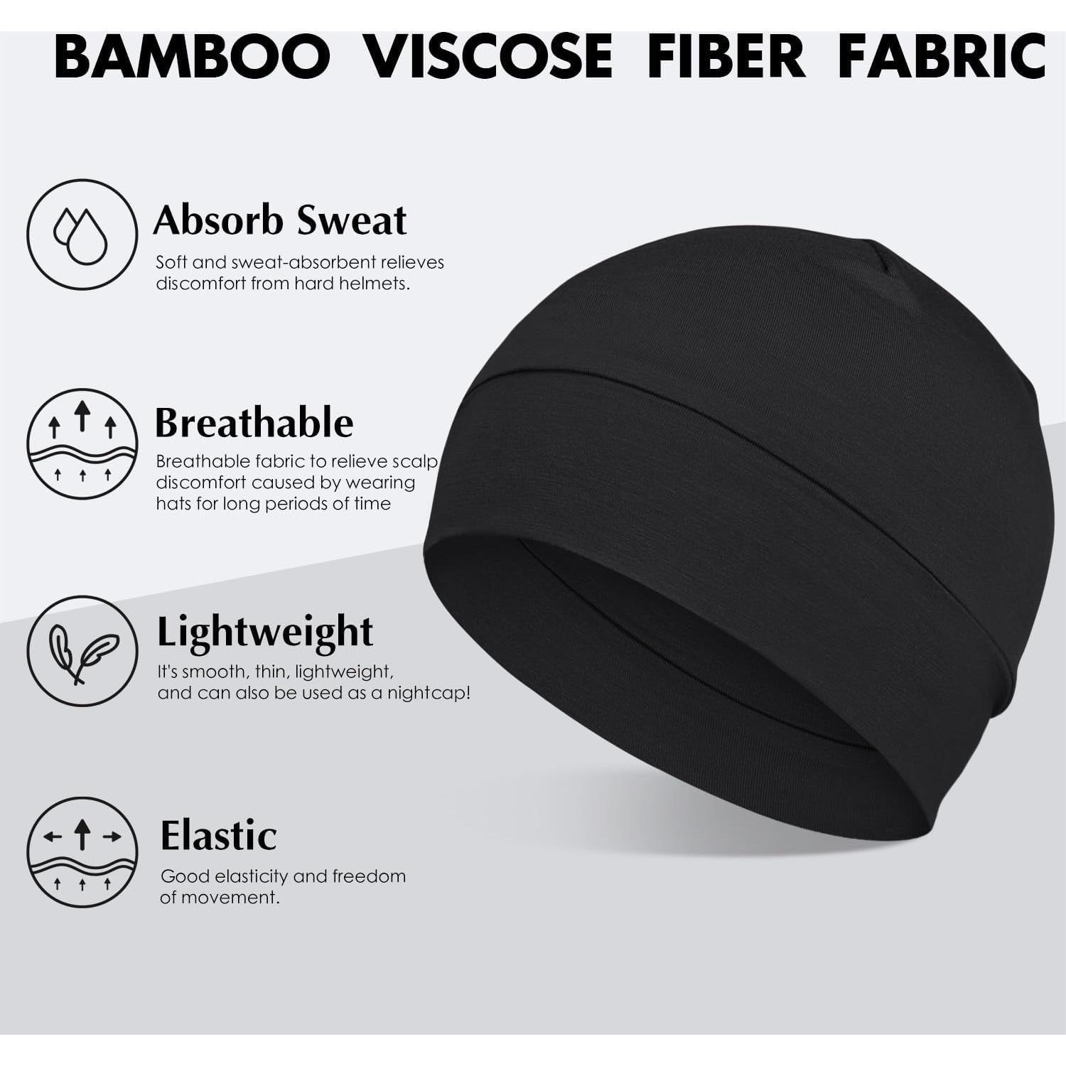 Gorras de Viscosa FocusCare 2 Pcs para Hombres y Mujeres