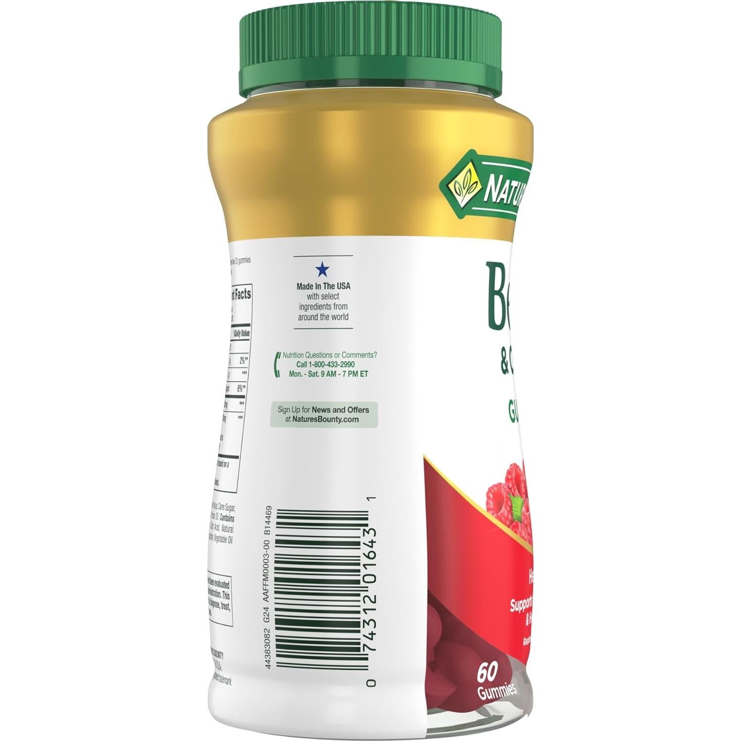 Gomitas de Remolacha y Co Q-10 Nature's Bounty 60 Unidades