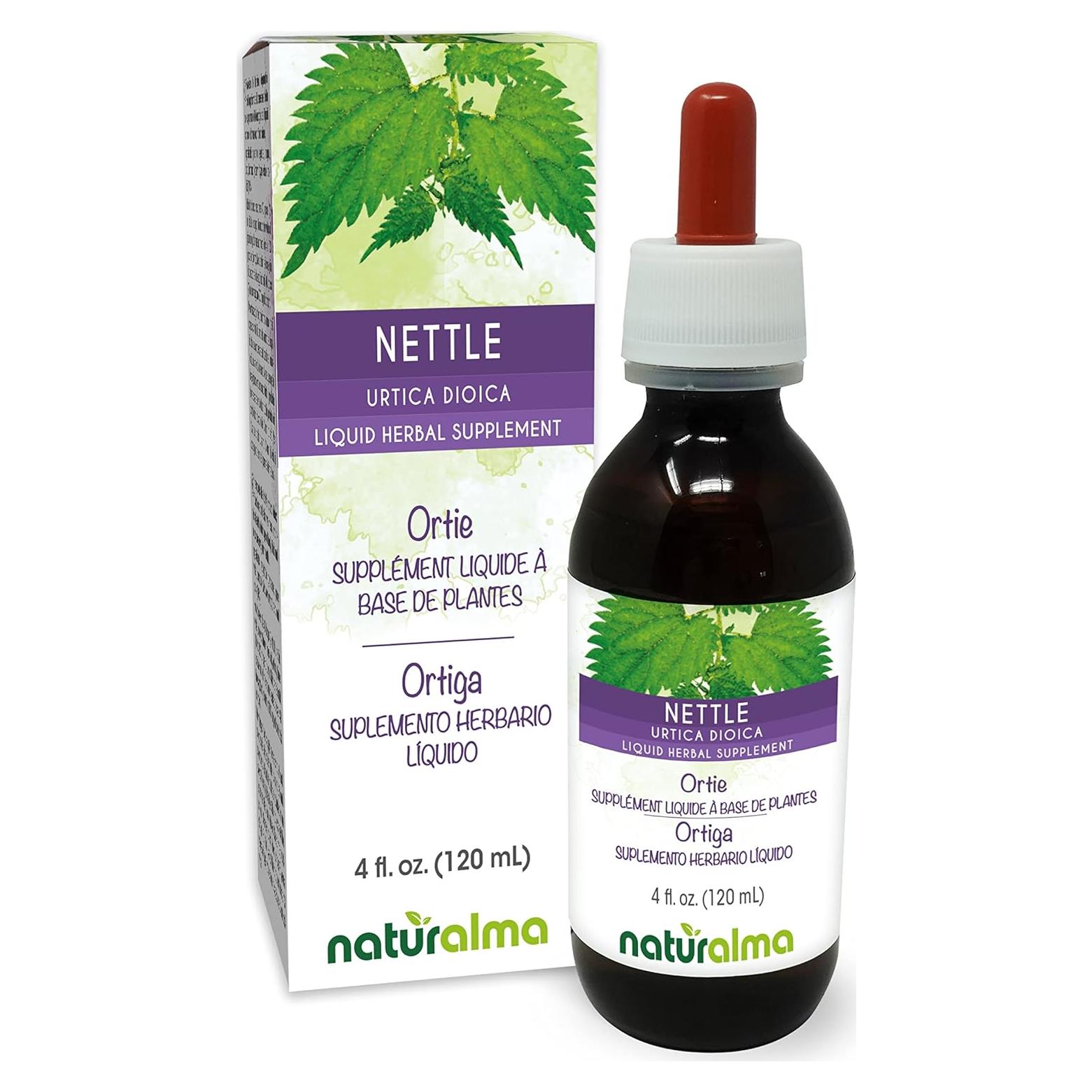 Tintura de Ortiga Naturalma 118 ml - Suplemento Herbal Vegano